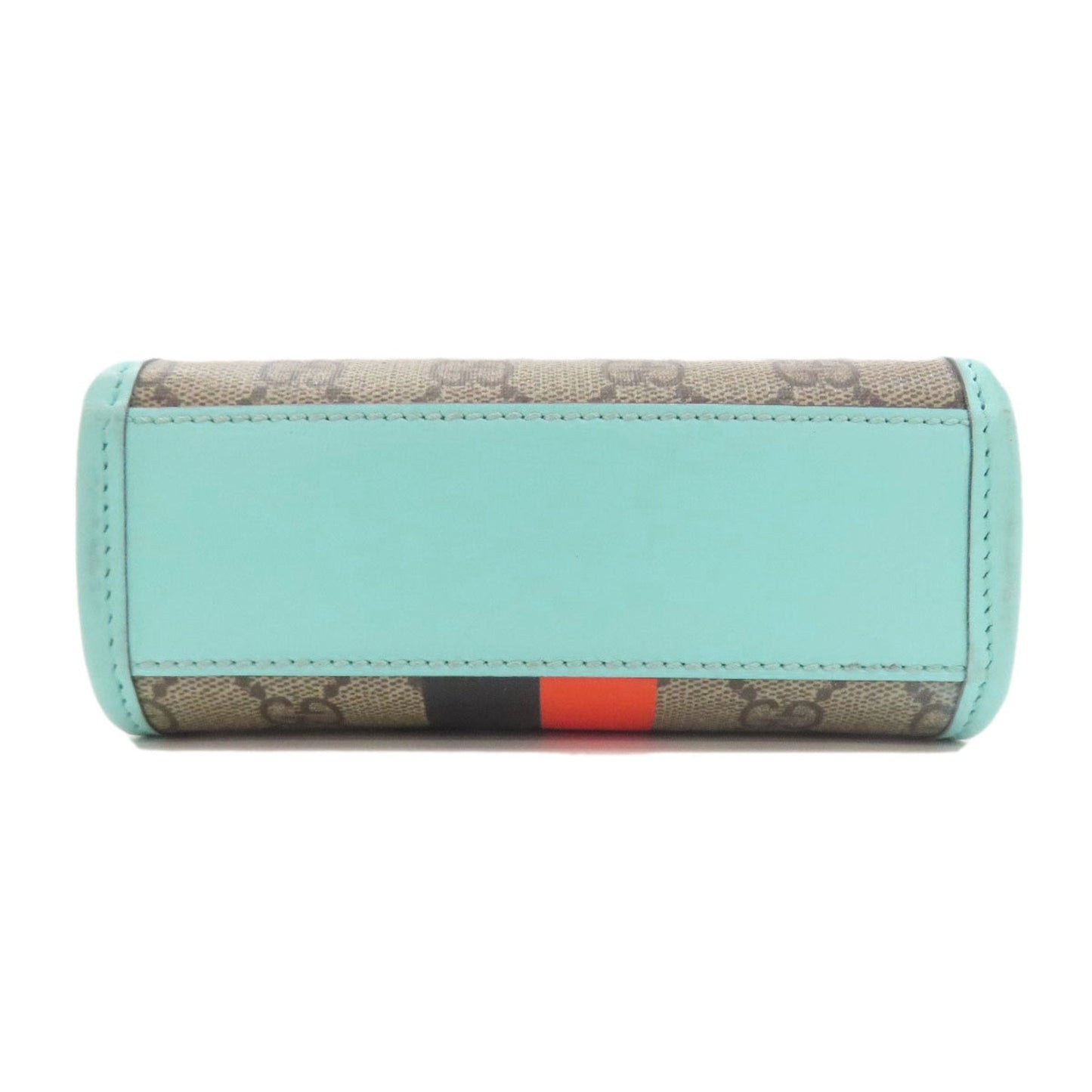 Gucci Brown Light Blue Pvc Handbag ( )