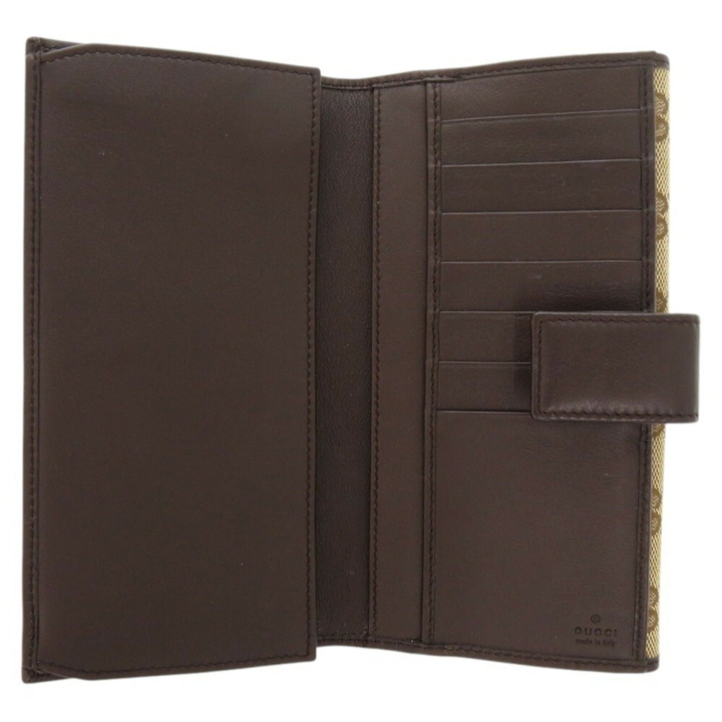 Gucci Beige Gg Canvas Long Wallet (Bi-Fold) ( )