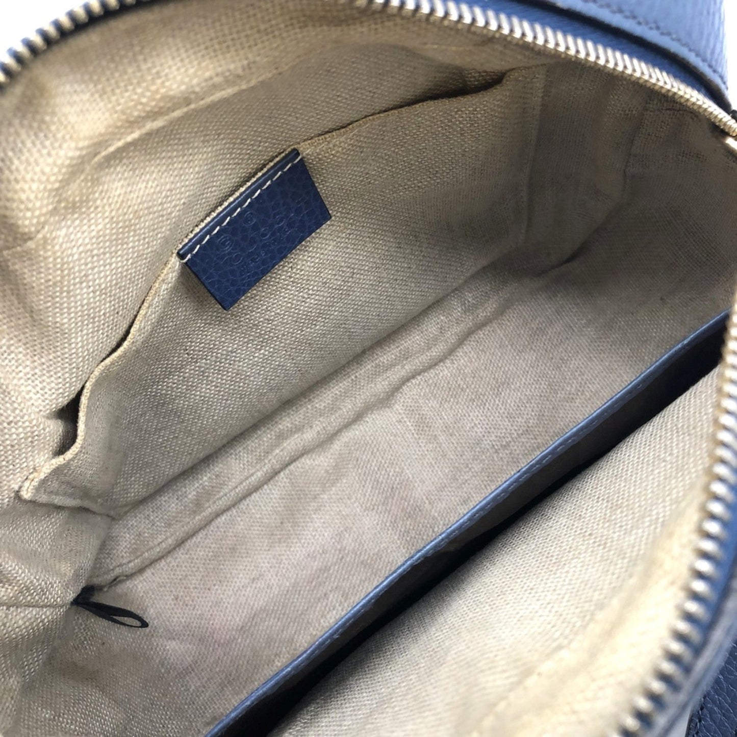Gucci Brown Gg Canvas Leather Shoulder Bag ( )