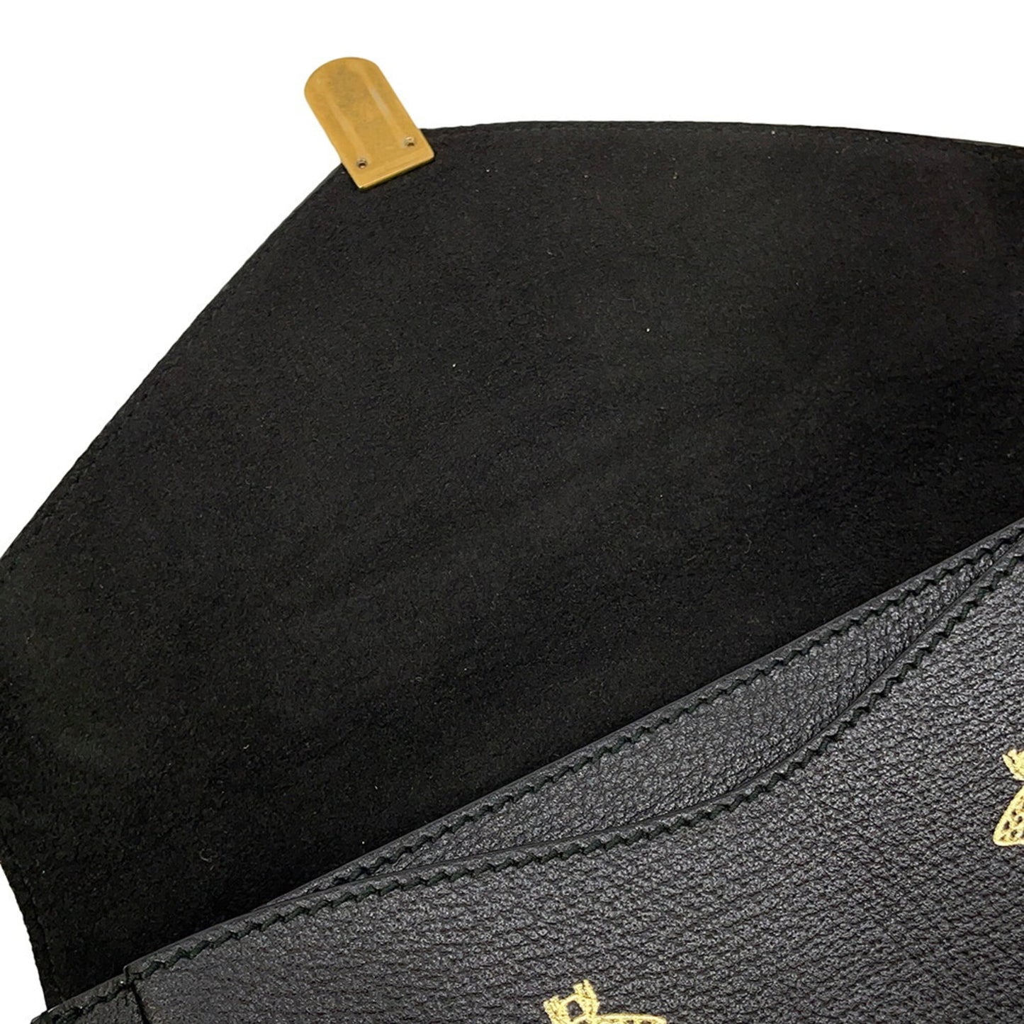 Gucci Black Leather Fanny Pack Sling Bag ( )