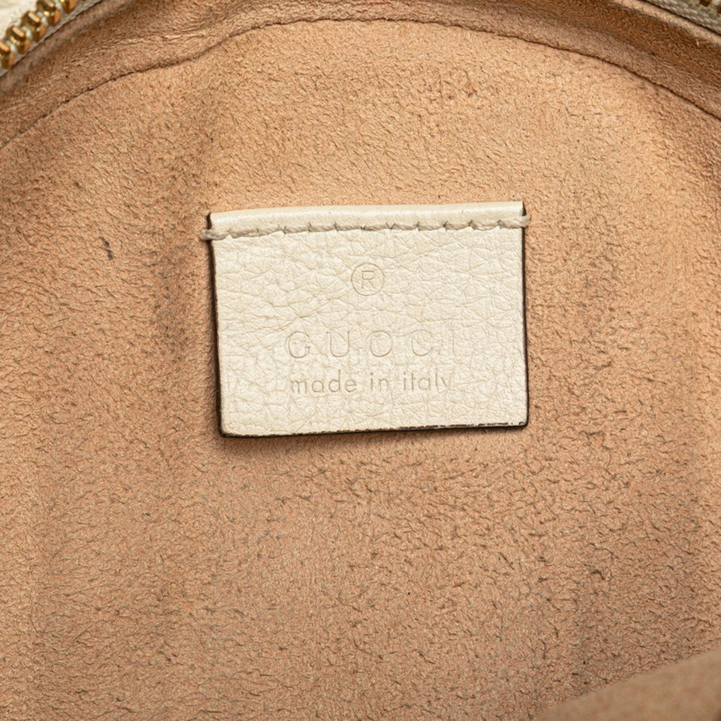 Gucci Ophidia Navy Red Color White Leather Shoulder Bag ( )