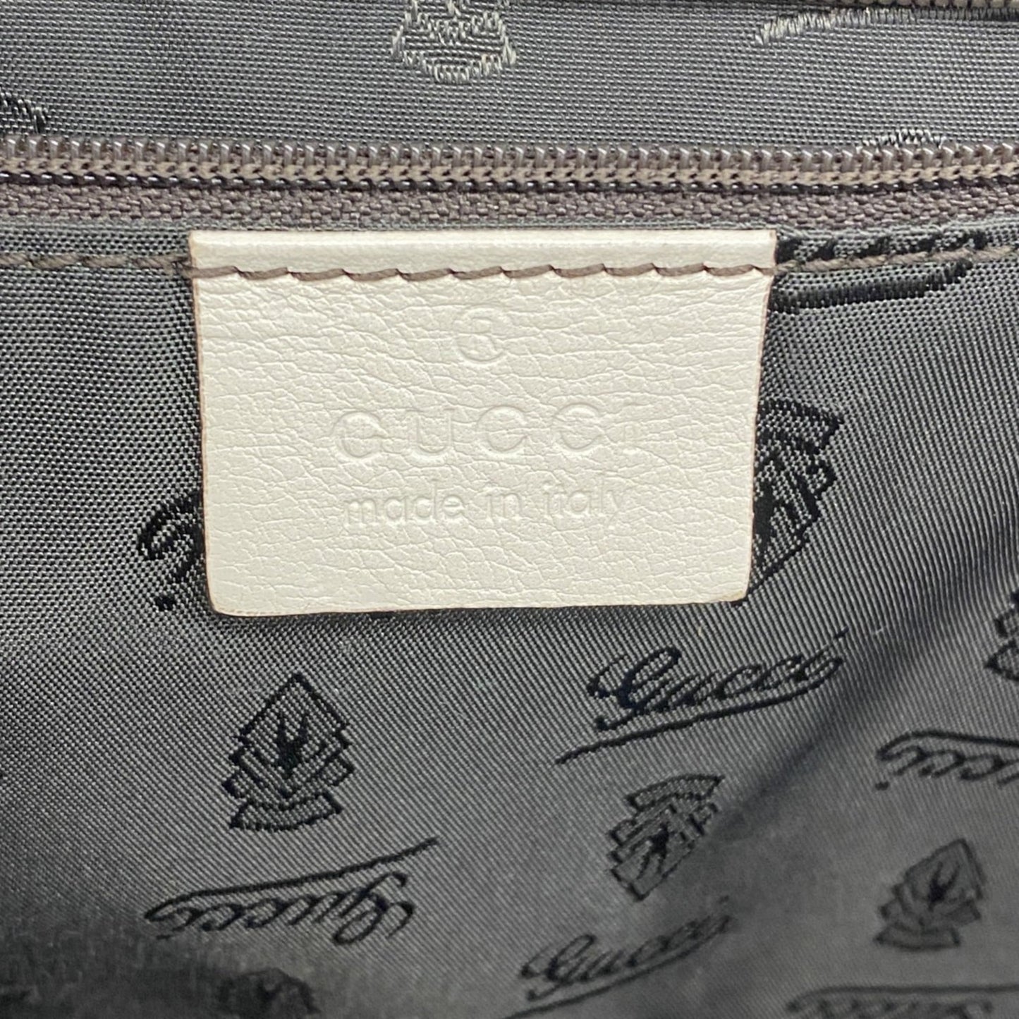 Gucci White Leather Tote Bag ( )