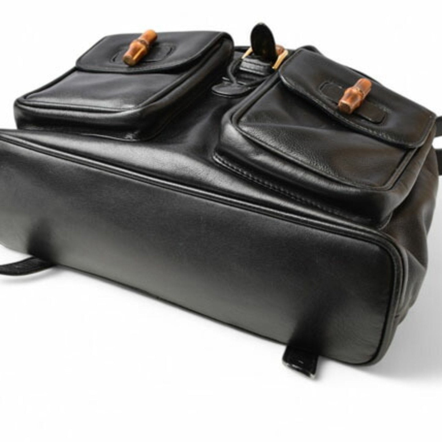 Gucci Black Leather Backpack ( )