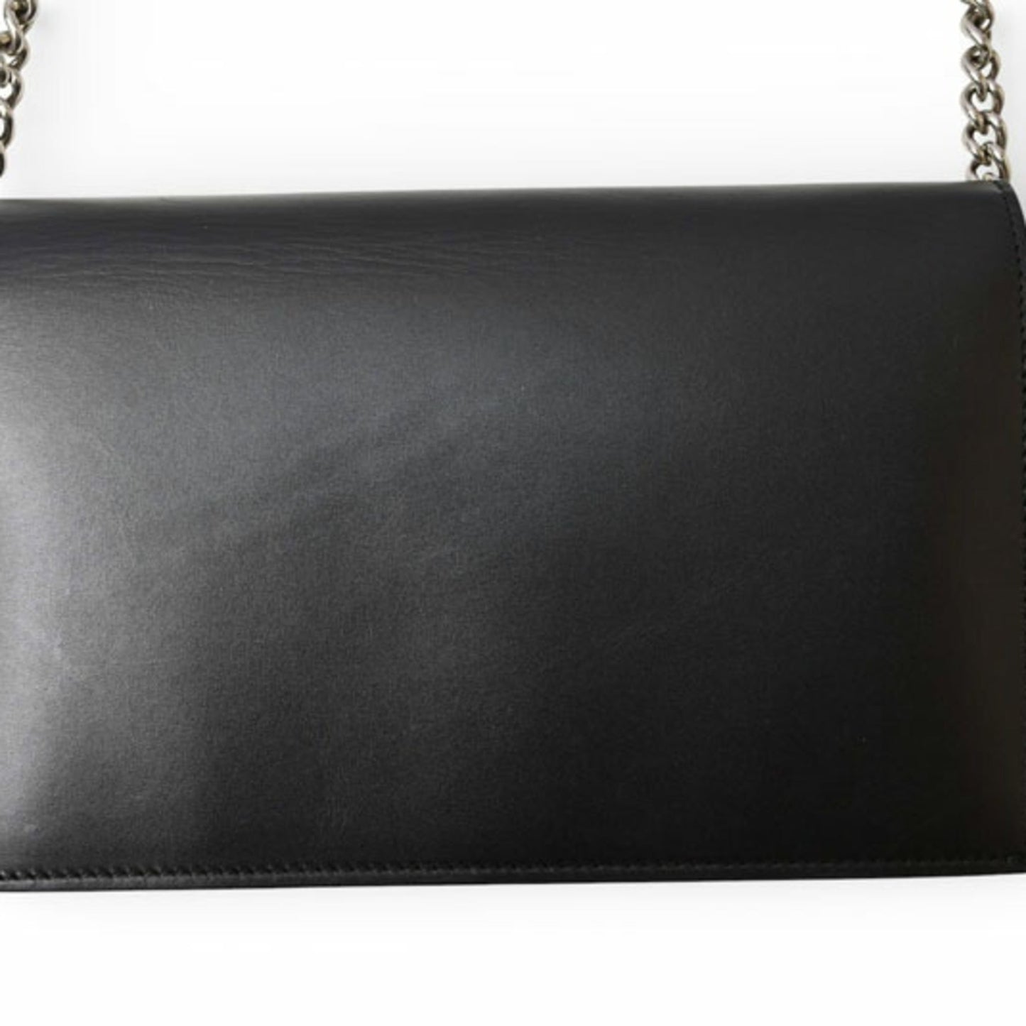 Gucci Black Leather Clutch Bag Shoulder Bag ( )