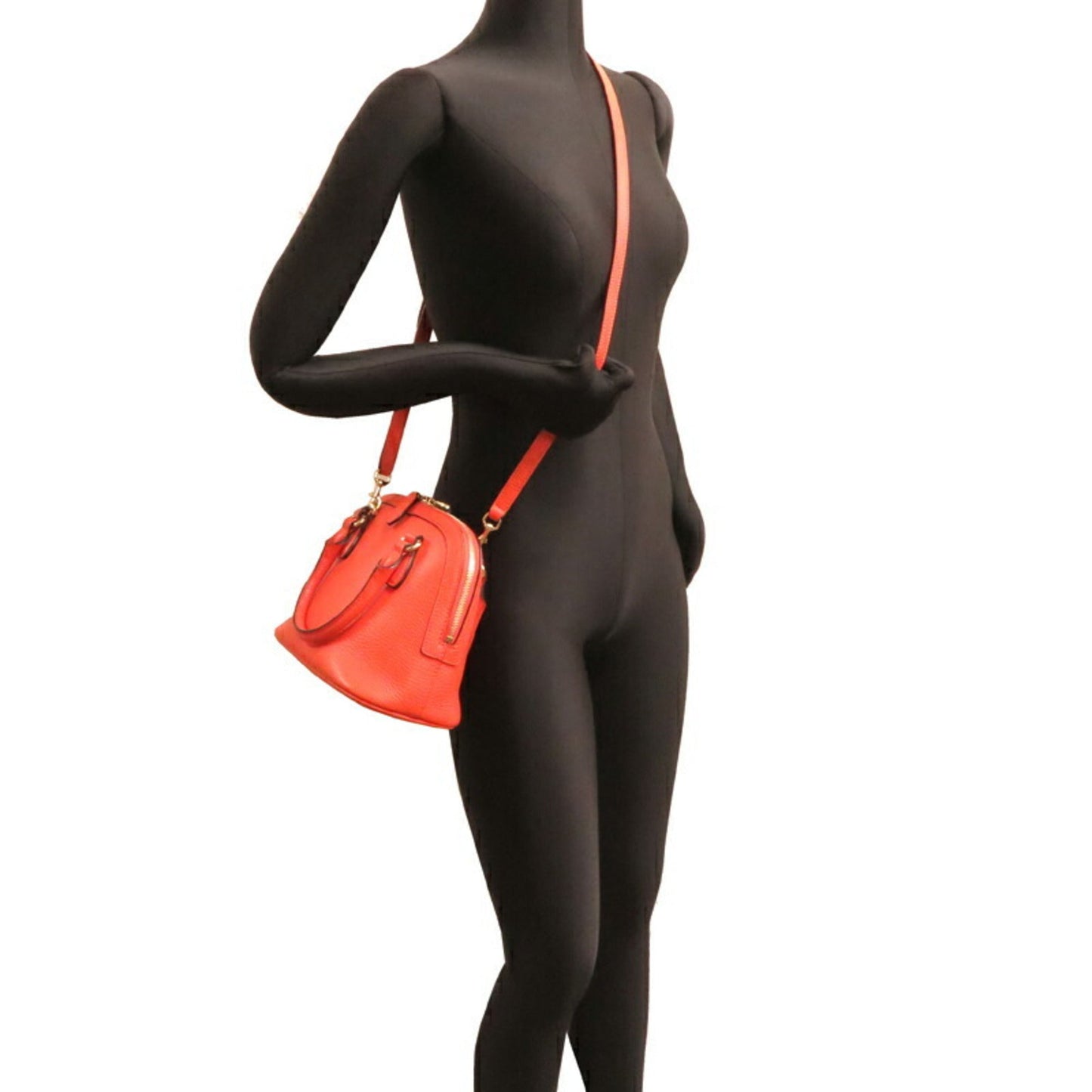 Gucci Orange Leather Handbag ( )