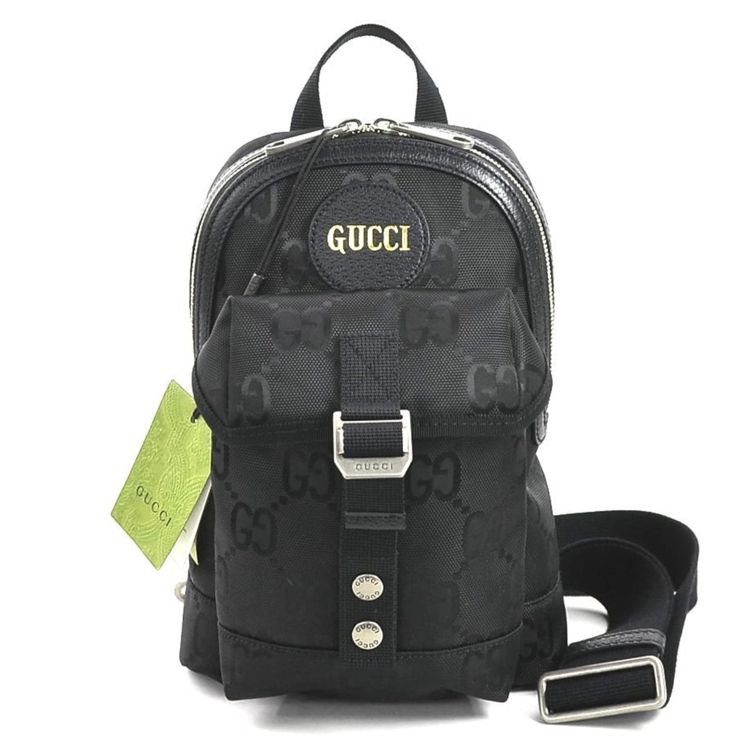 Gucci Black Nylon Canvas Sling Bag