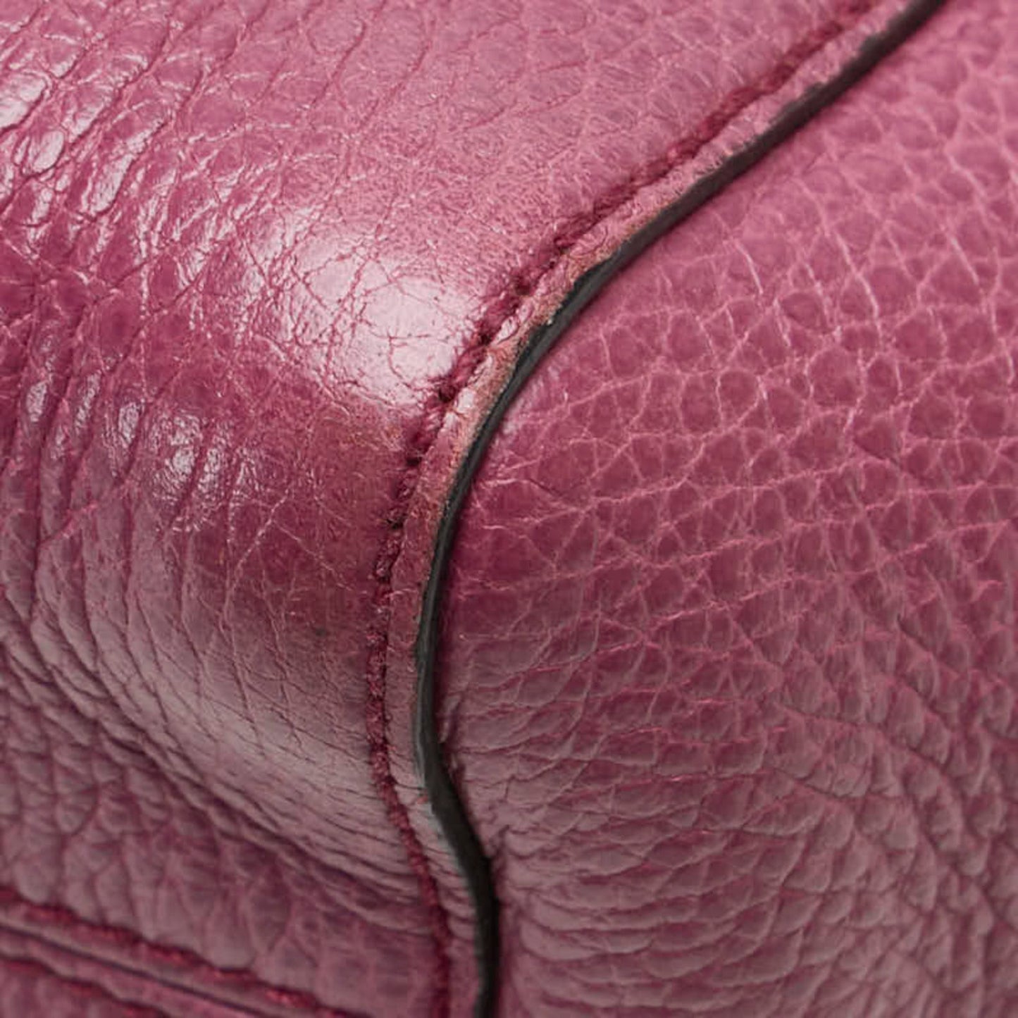 Gucci Purple Leather Handbag Shoulder Bag ( )