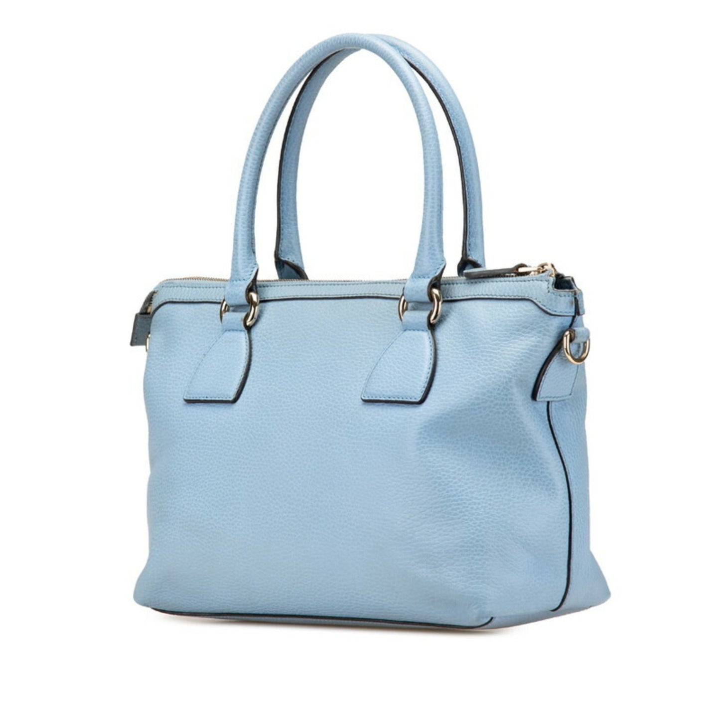 Gucci Light Blue Leather Handbag Shoulder Bag ( )