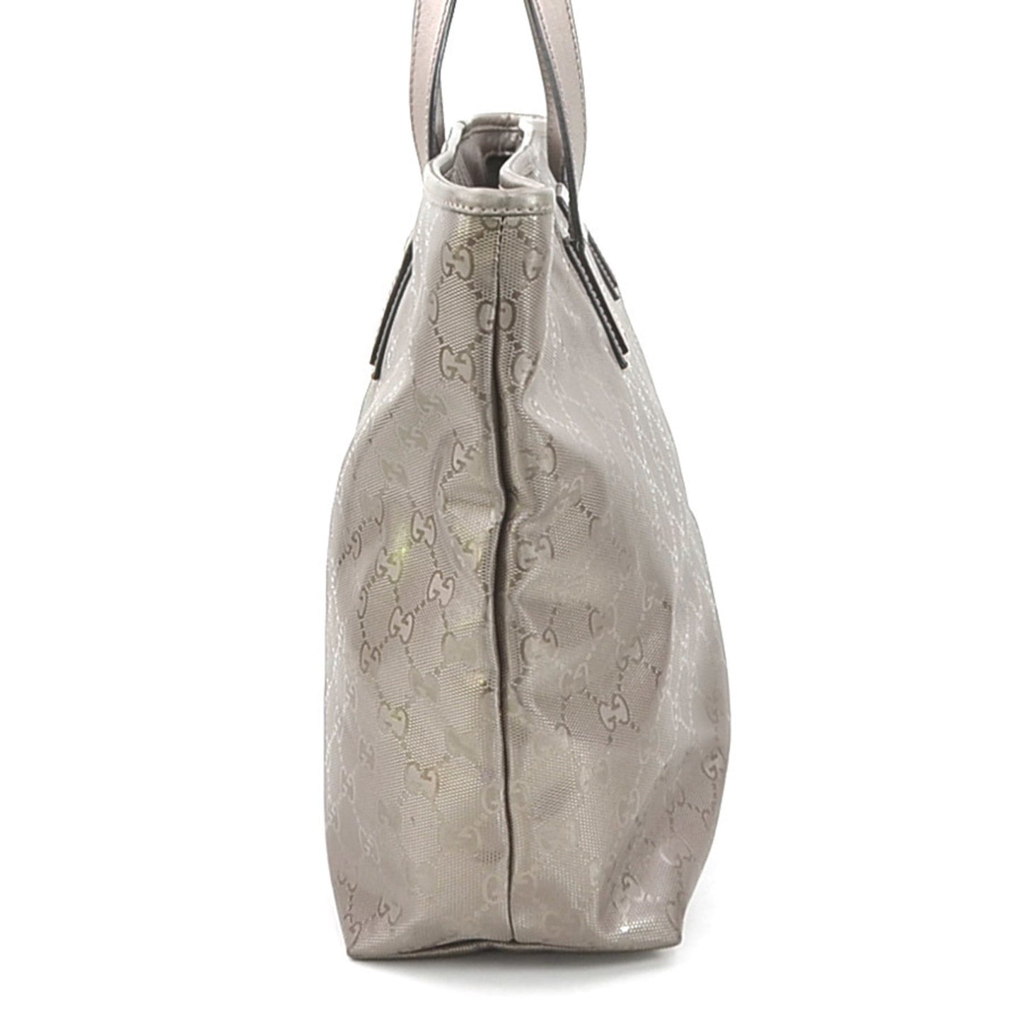 Gucci Gg Imprimé Metallic Brown Gg Imprimé Handbag ( )