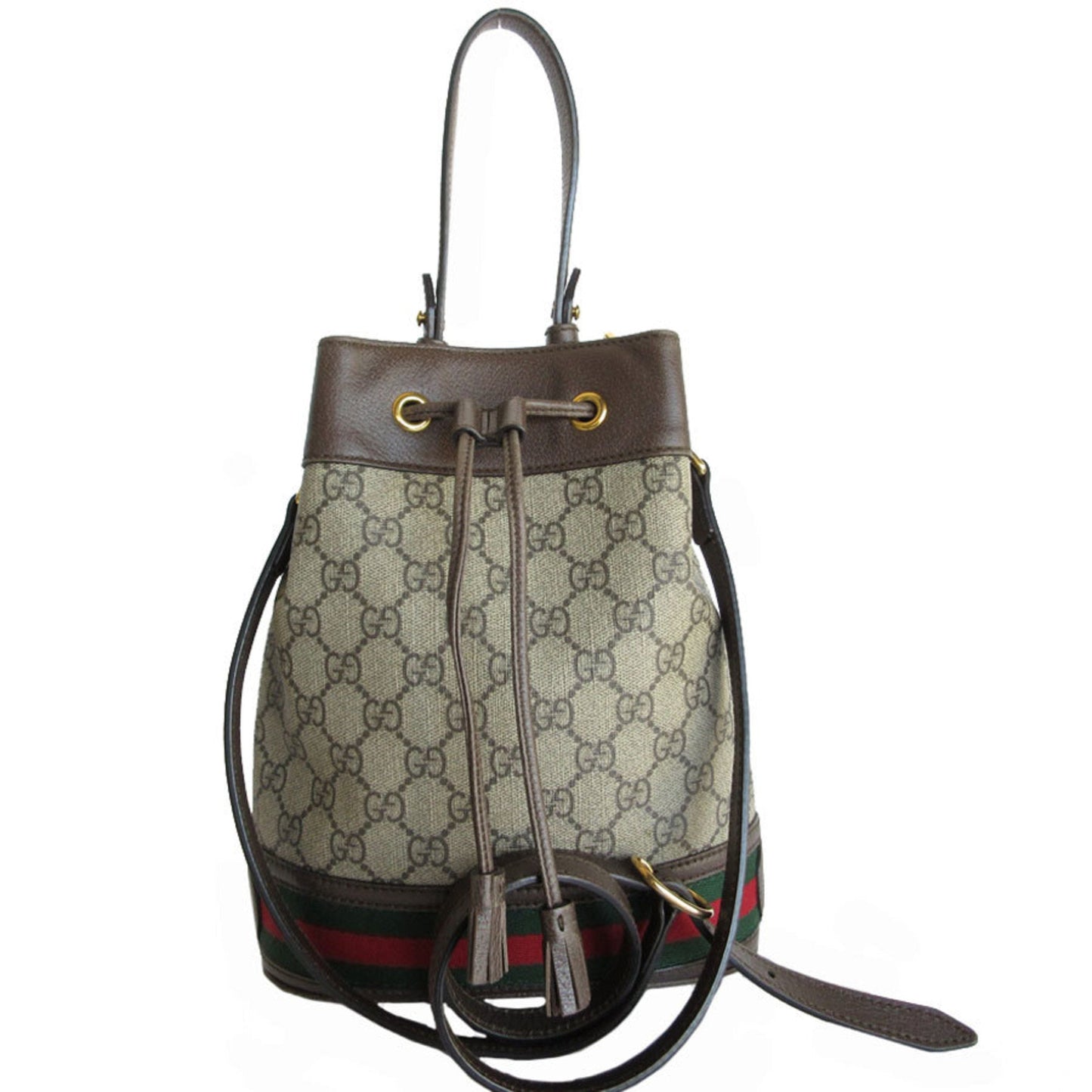 Gucci Brown Pvc Leather Handbag Shoulder Bag