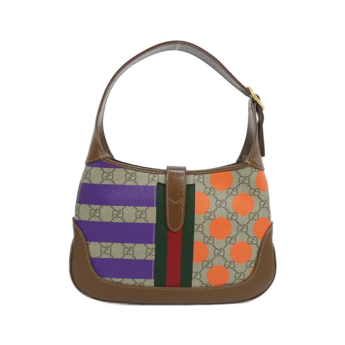 Gucci Beige Multi-Color Gg Supreme Shoulder Bag ( )
