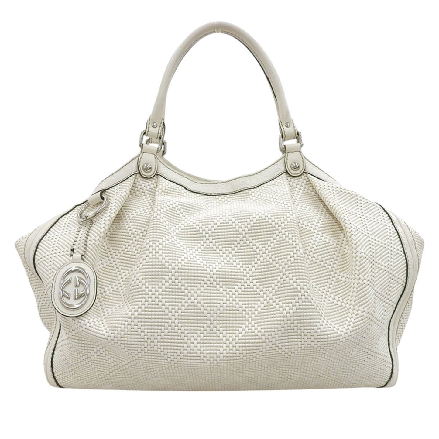 Gucci White Leather Handbag ( )