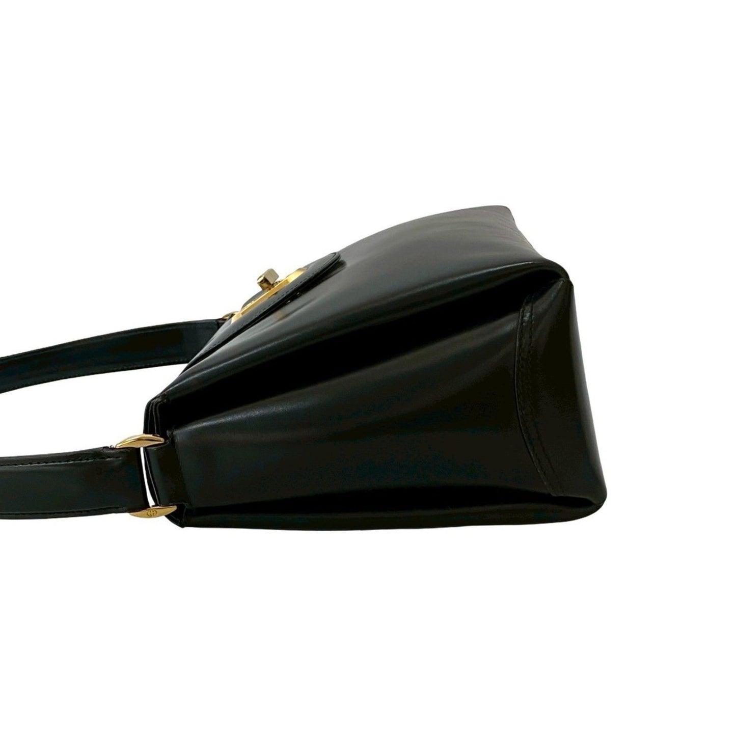 Gucci Black Leather Handbag ( )