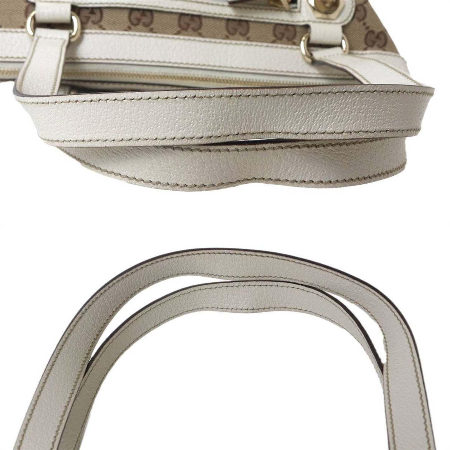 Gucci Gg Canvas Brown White Gg Canvas Handbag ( )