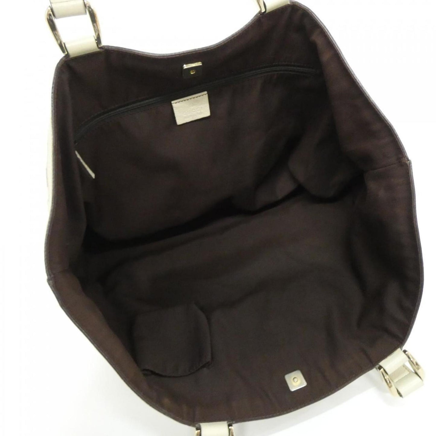 Gucci Beige Ivory Gg Canvas Handbag ( )