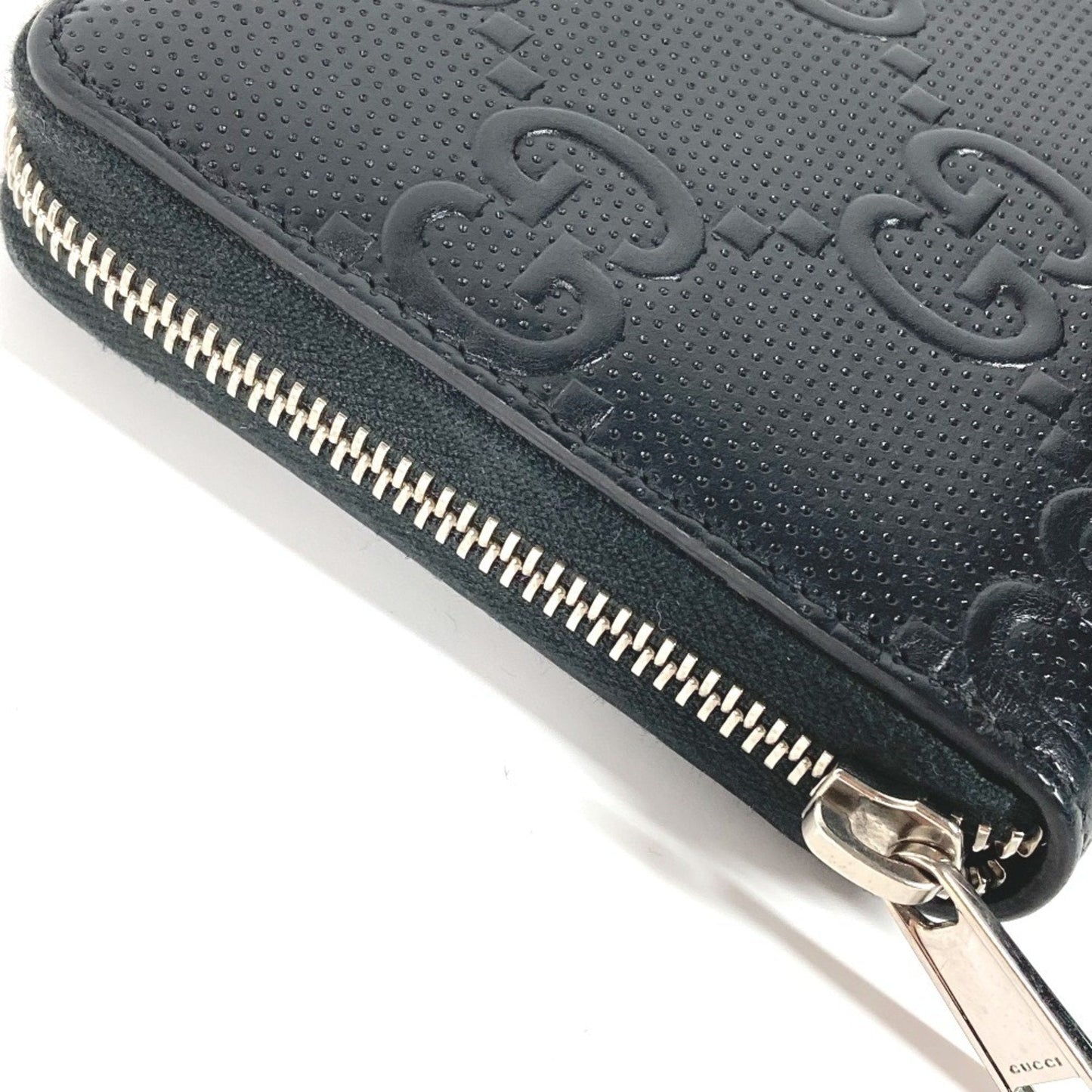 Gucci Black Leather Long Wallet (Bi-Fold) ( )