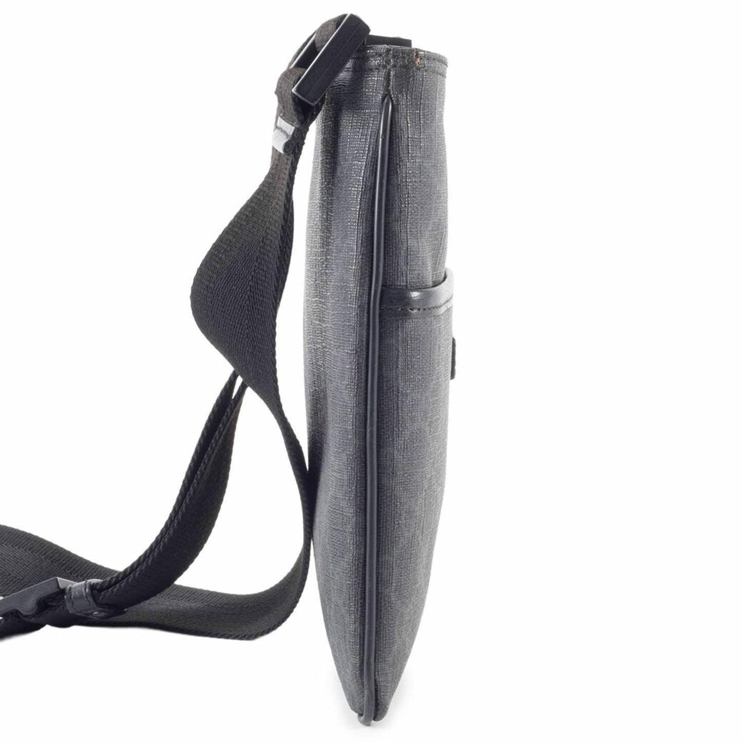 Gucci Gray Gg Supreme Leather Shoulder Bag ( )