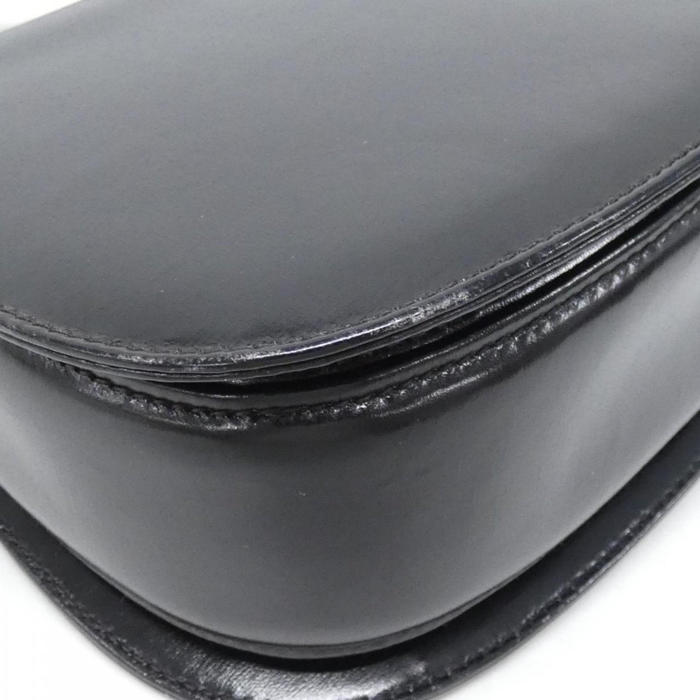 Gucci Black Leather Handbag ( )