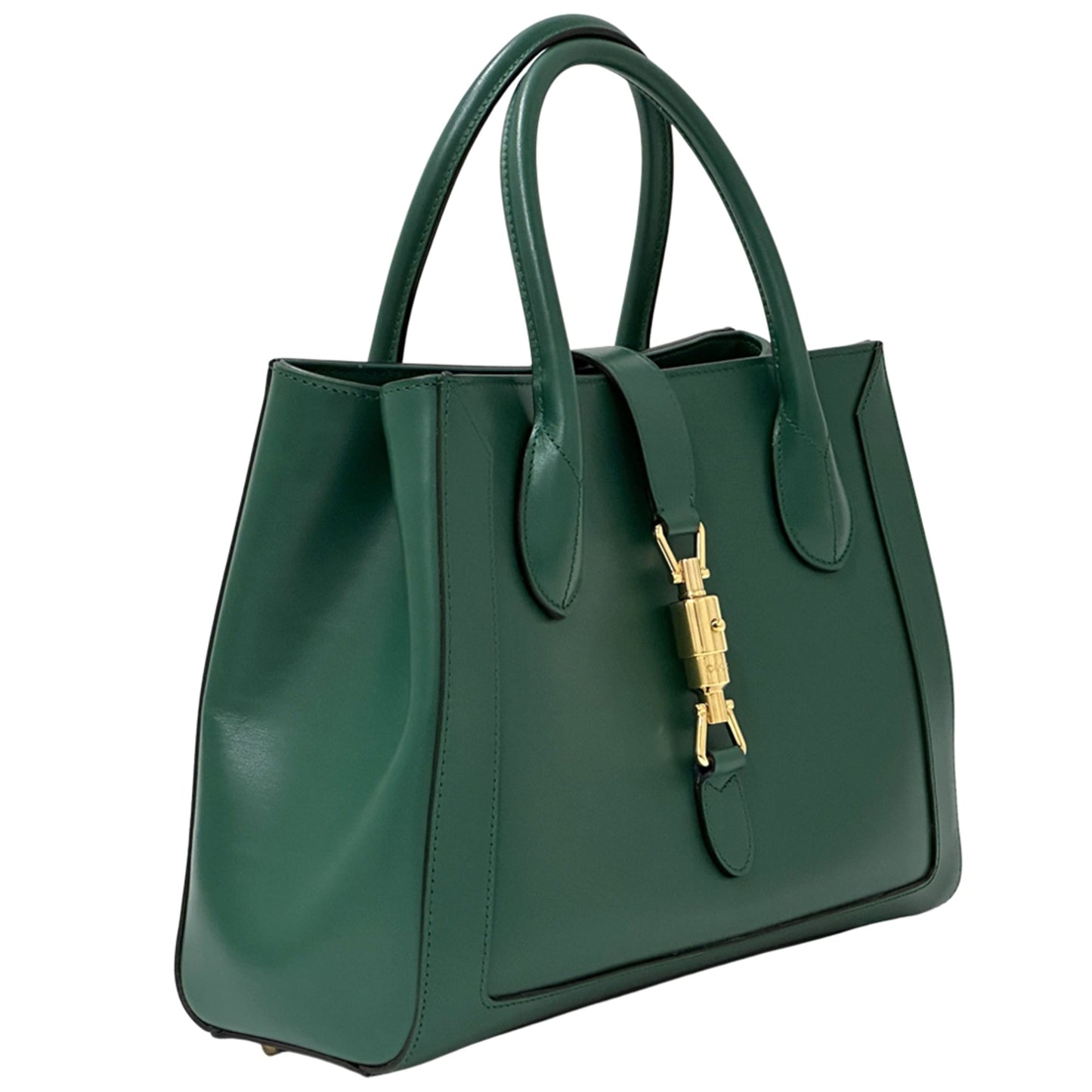 Gucci Green Leather Handbag Shoulder Bag ( )