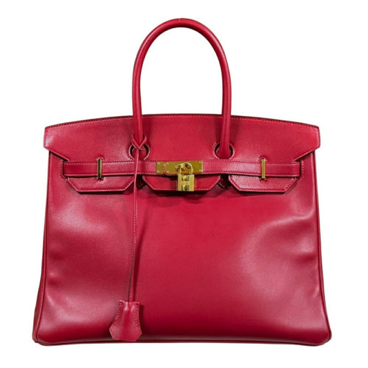 Hermes Red Color Swift Leather Handbag ( )