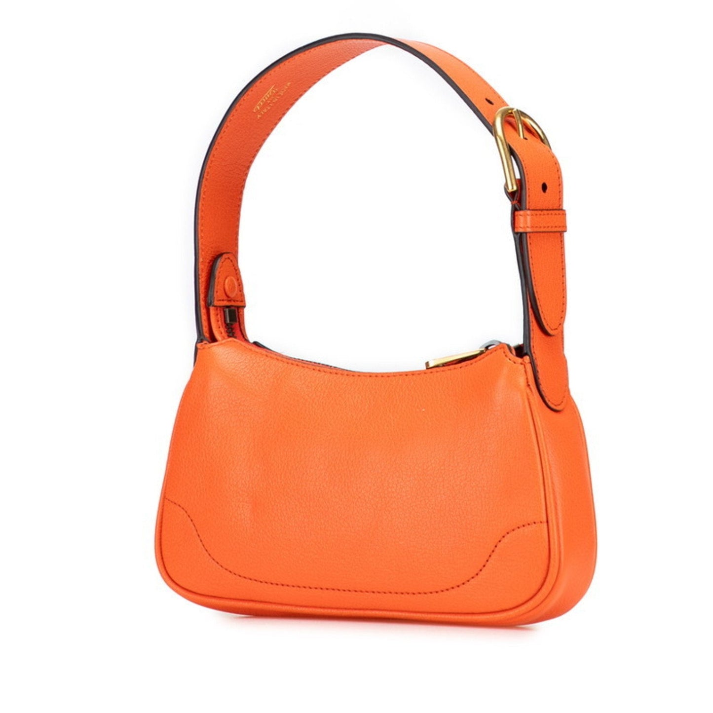 Gucci Gg Marmont Orange Leather Handbag Shoulder Bag ( )