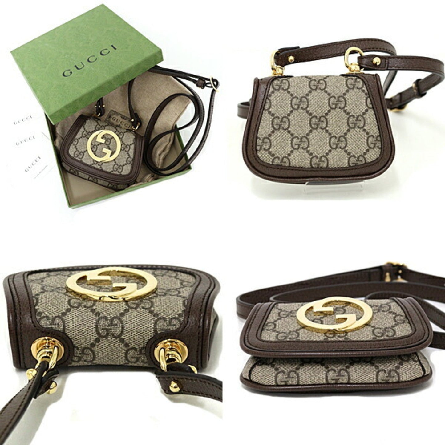 Gucci Beige Gg Supreme Shoulder Bag ( )