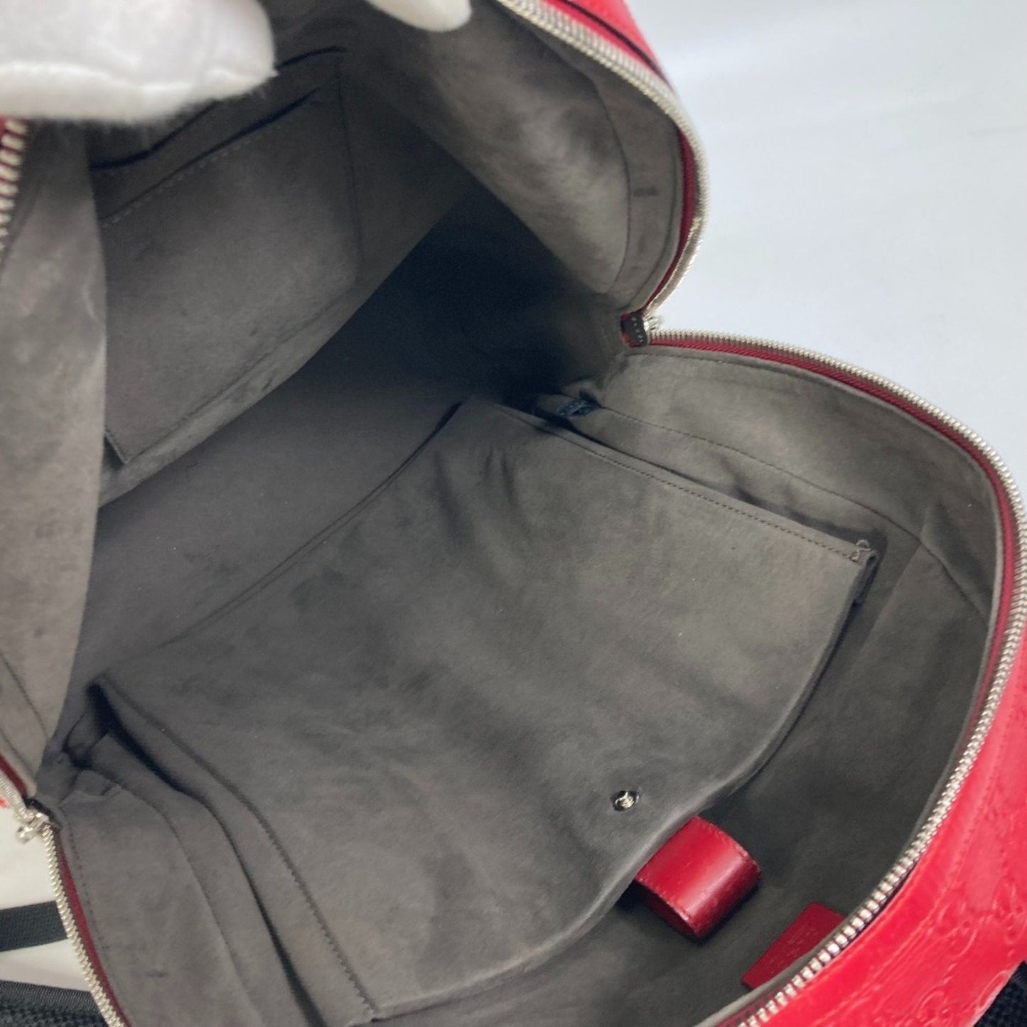 Gucci Red Color Leather Backpack ( )