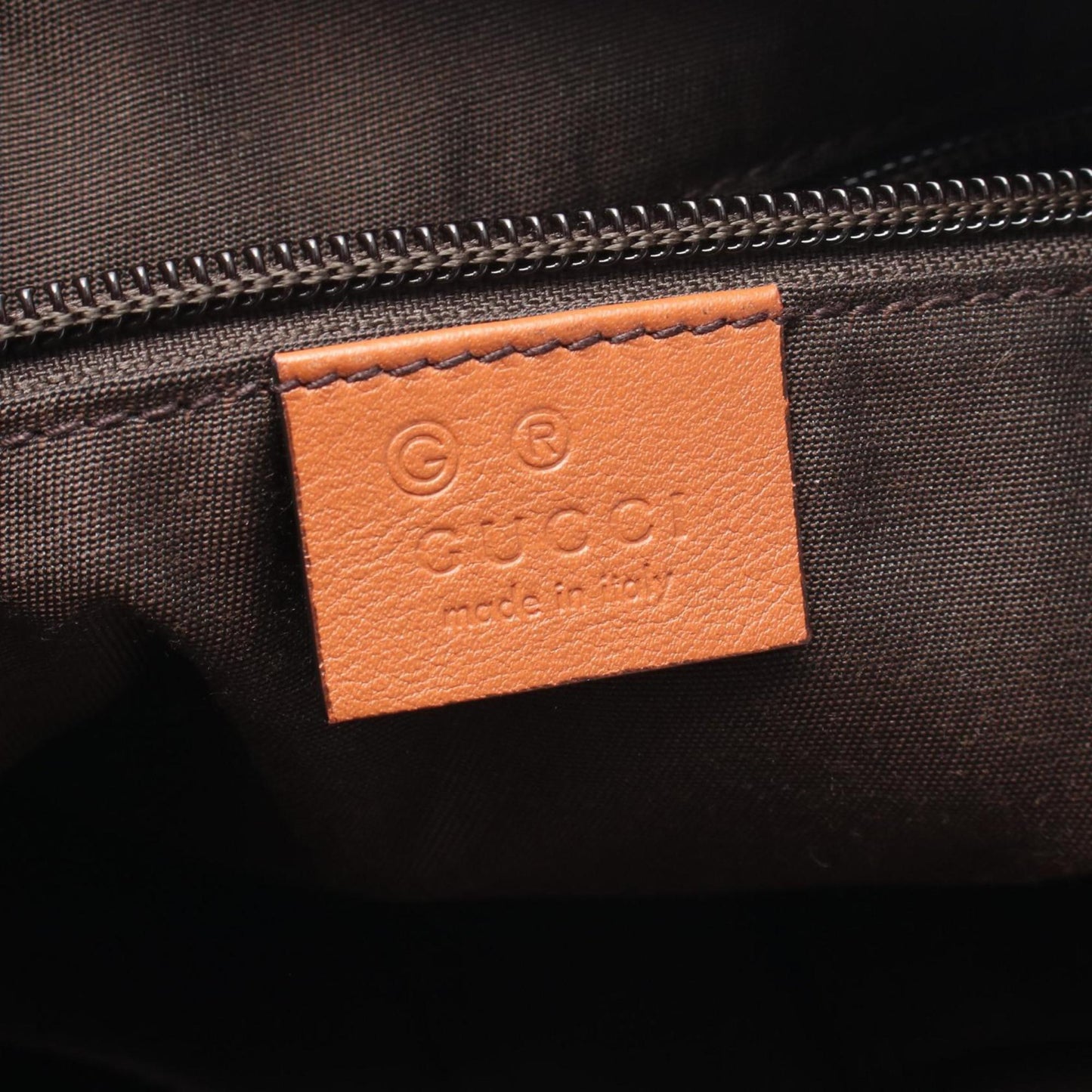 Gucci Brown Leather Shoulder Bag ( )
