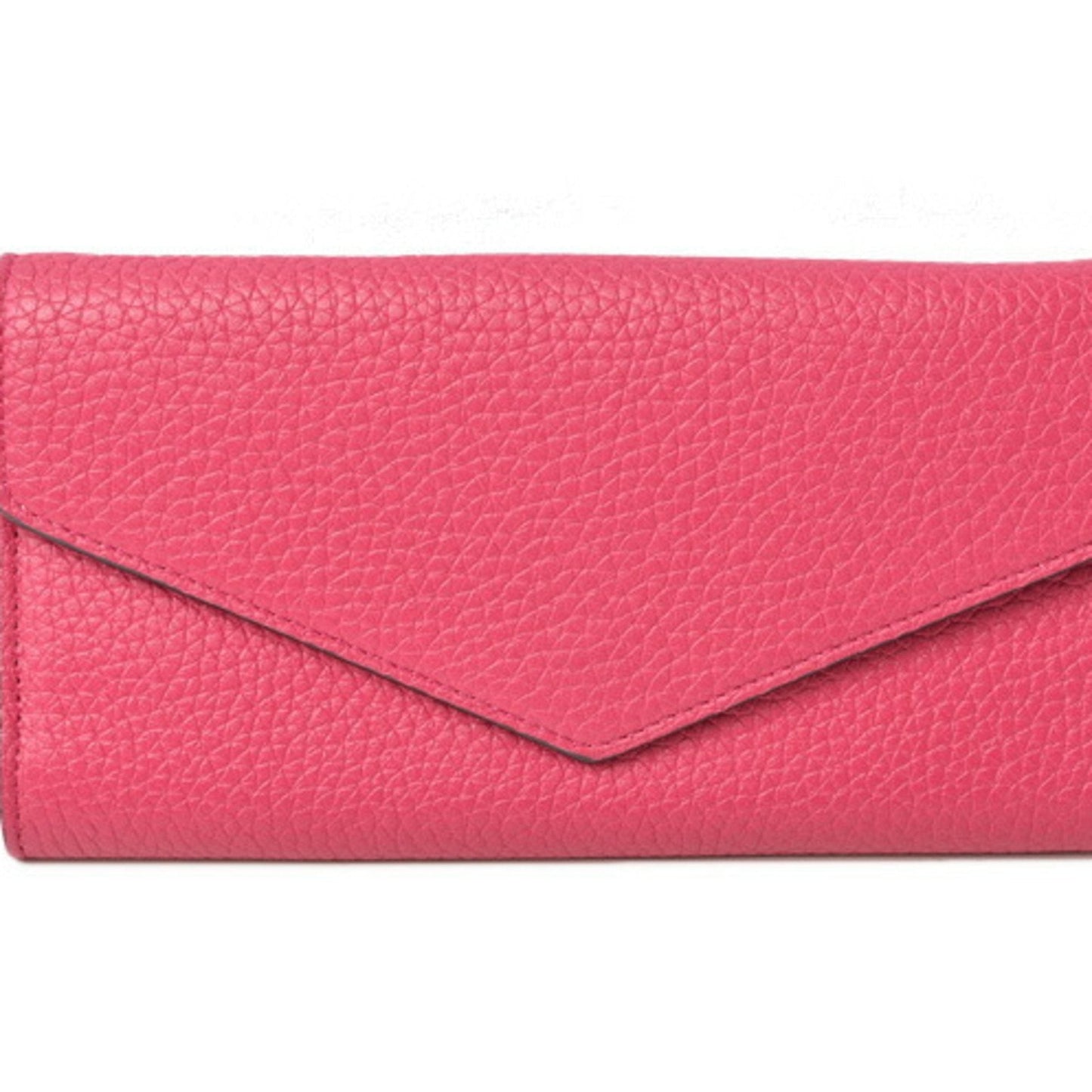 Christian Dior Diorissimo Light Blue Rose Pink Leather Long Wallet (Bi-Fold) ()