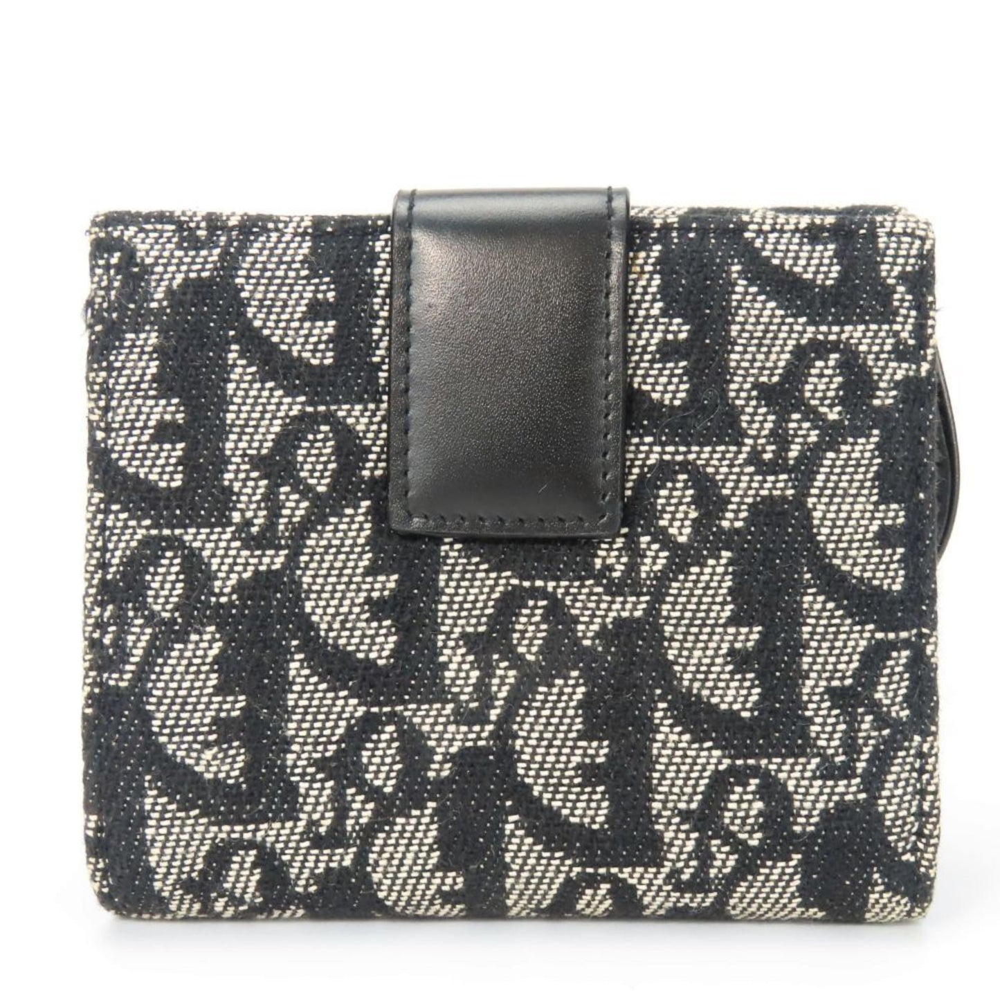 Christian Dior Black Canvas Wallet (Bi-Fold) ()