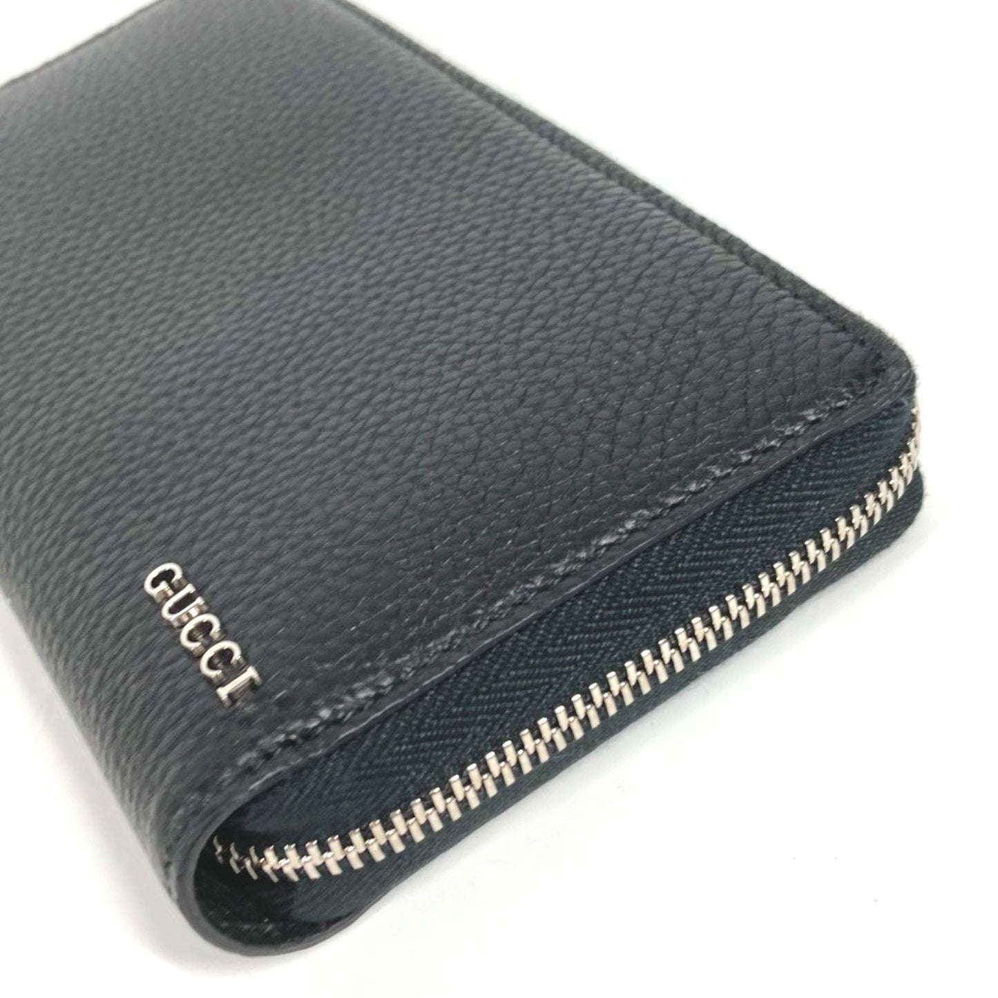 Gucci Black Leather Long Wallet (Bi-Fold) ( )