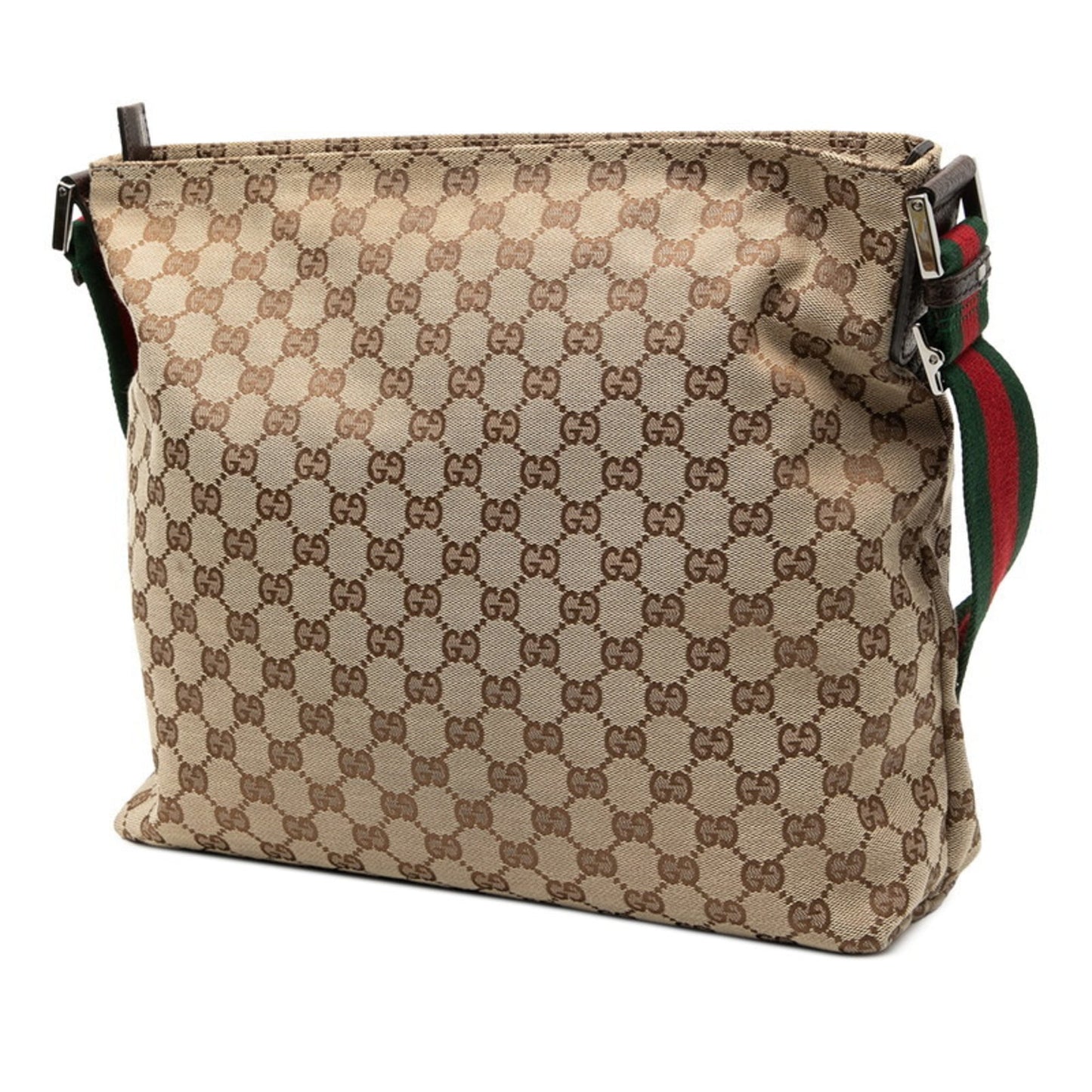 Gucci Brown Gg Canvas Shoulder Bag ( )