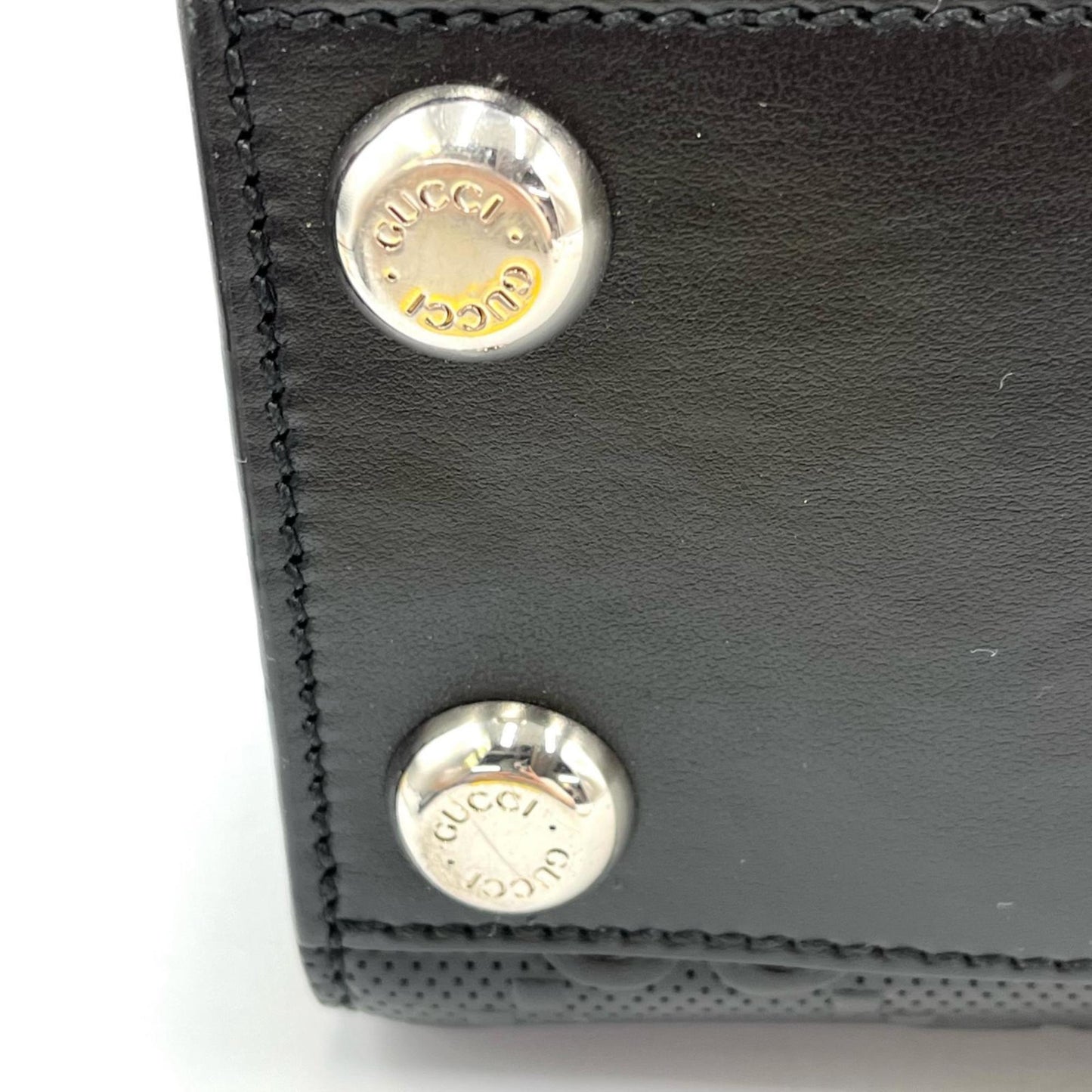 Gucci Black Leather Handbag ( )
