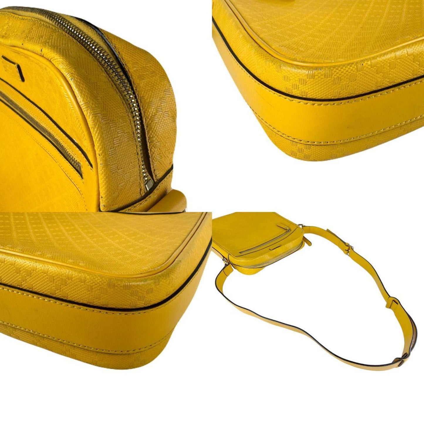 Gucci Yellow Leather Shoulder Bag ( )
