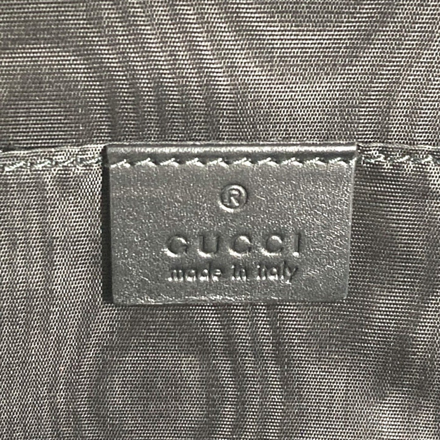 Gucci Black Leather Clutch Bag Pouch ( )