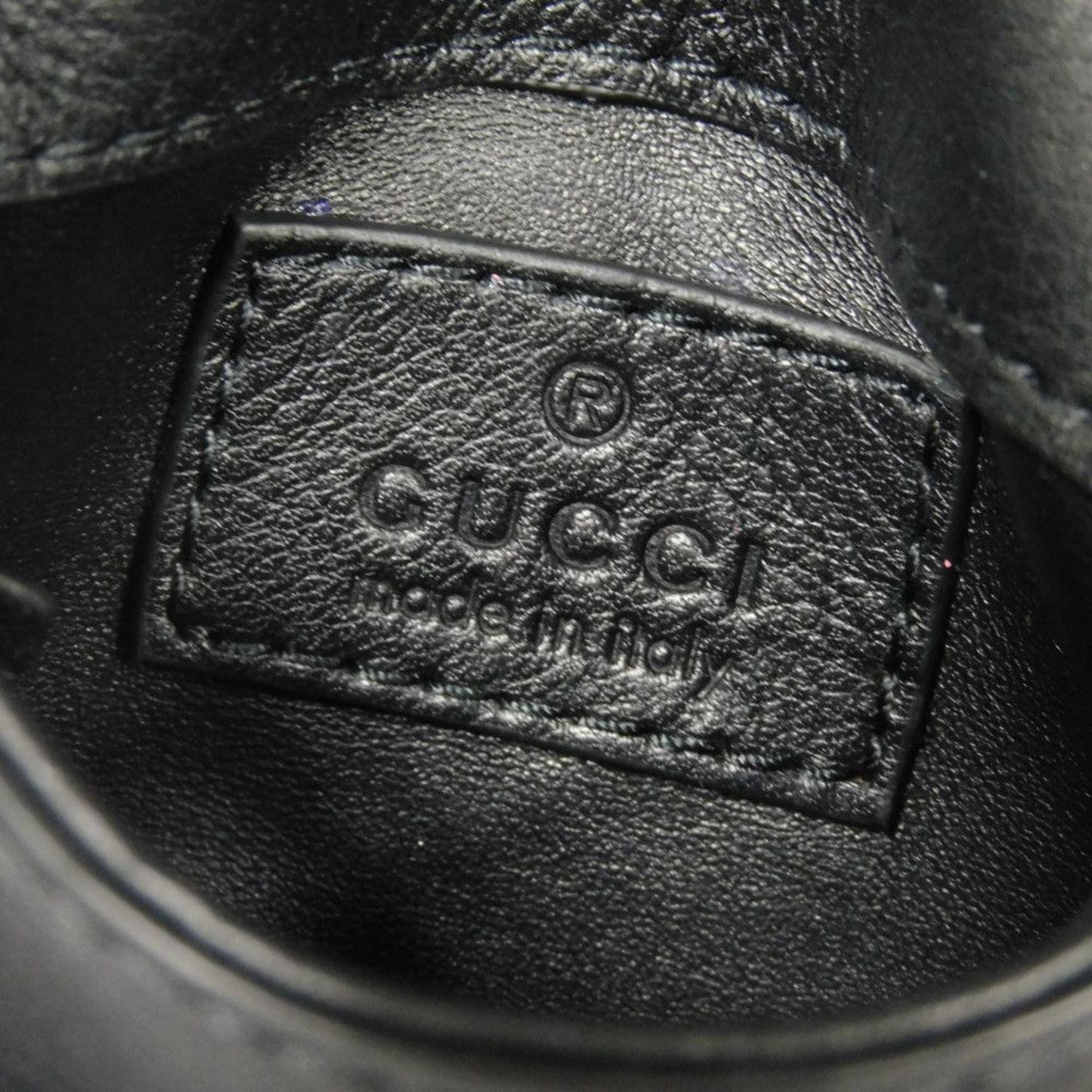 Gucci Black Leather Shoulder Bag ( )