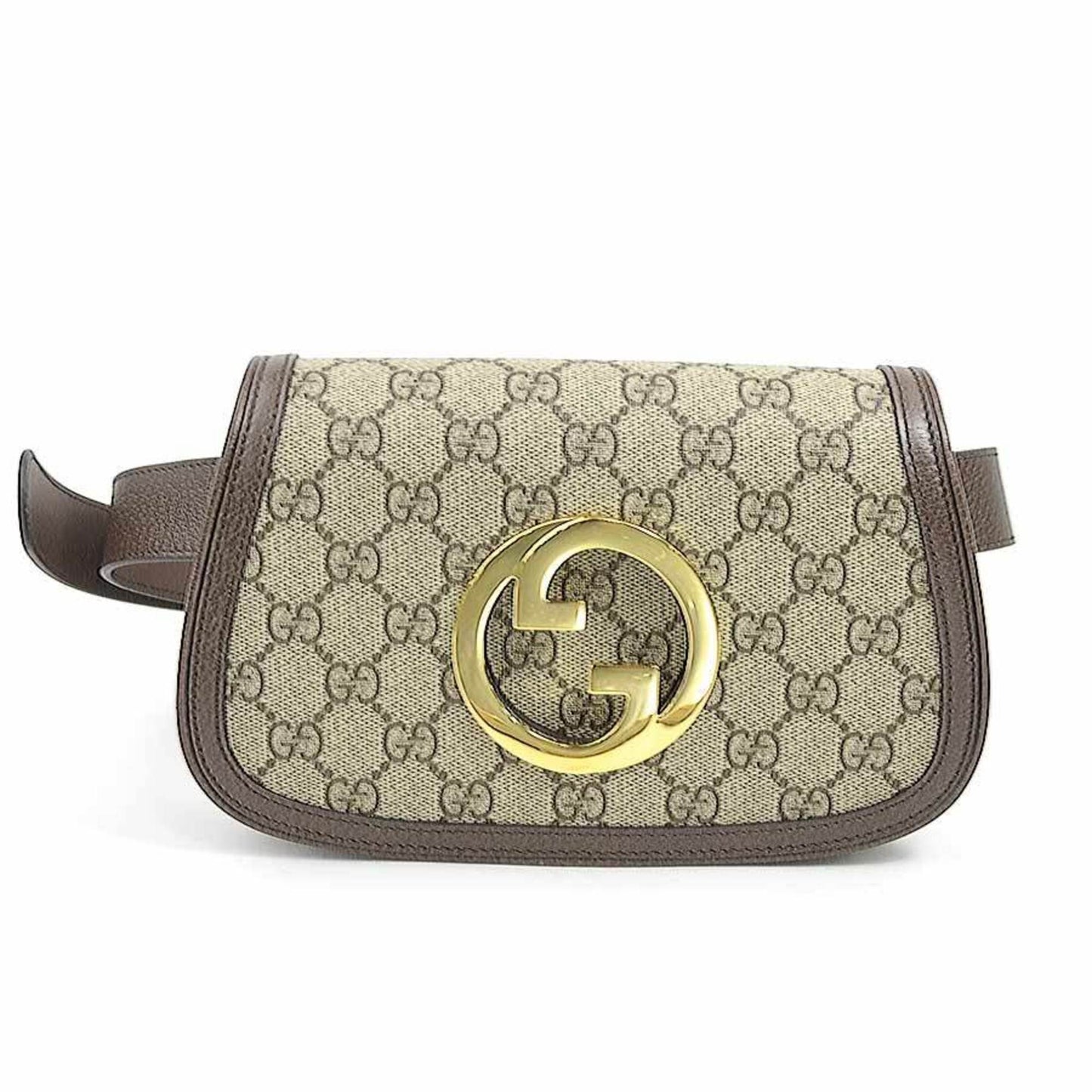 Gucci Brown Gg Supreme Fanny Pack Sling Bag ( )