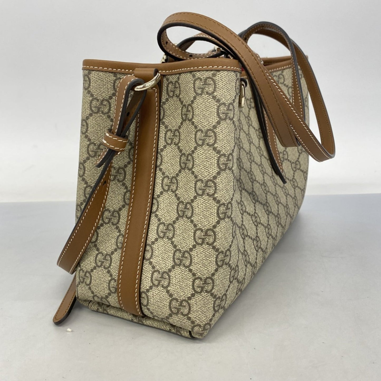 Gucci Brown Pvc Handbag ( )