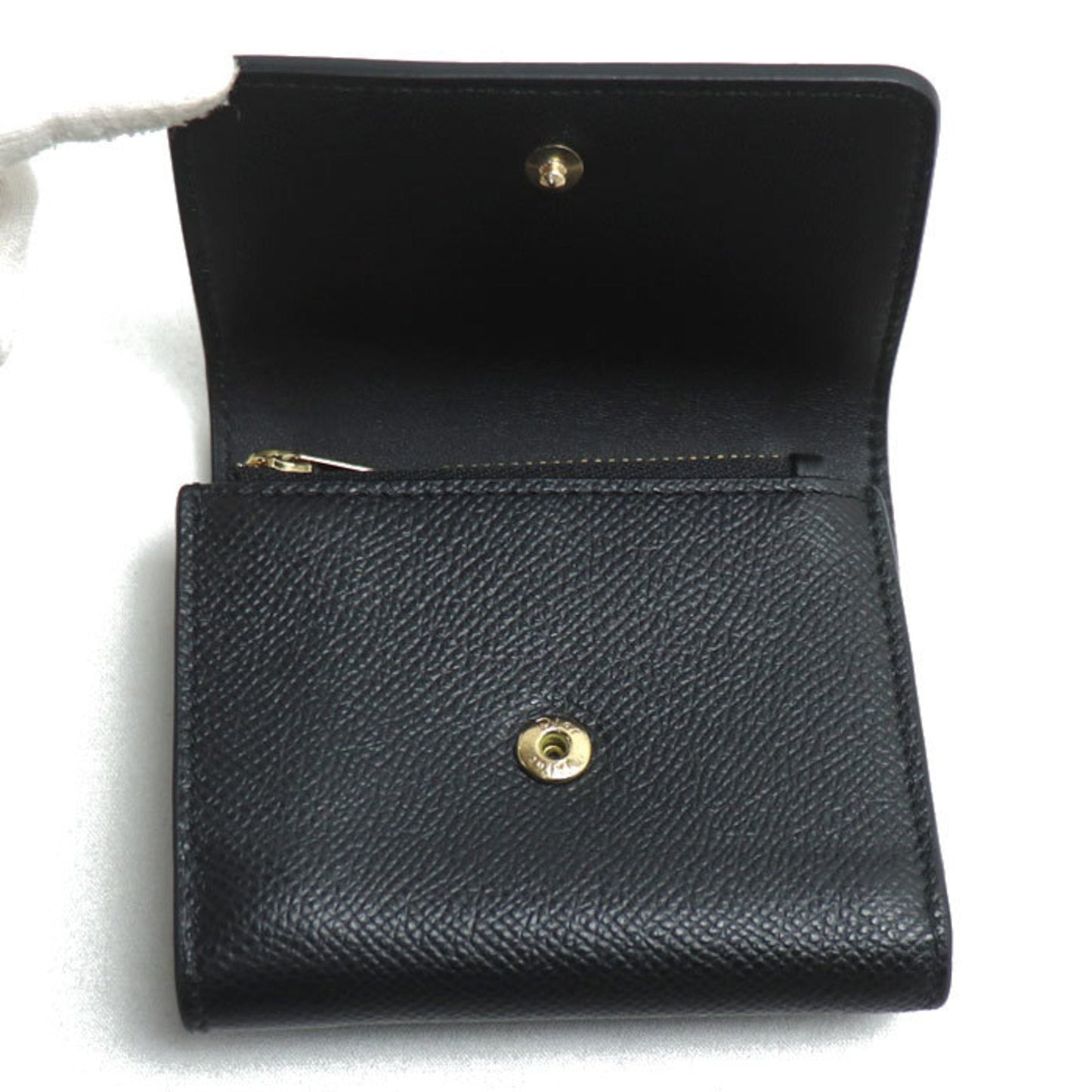 Christian Dior Black Leather Wallet (Tri-Fold) ()