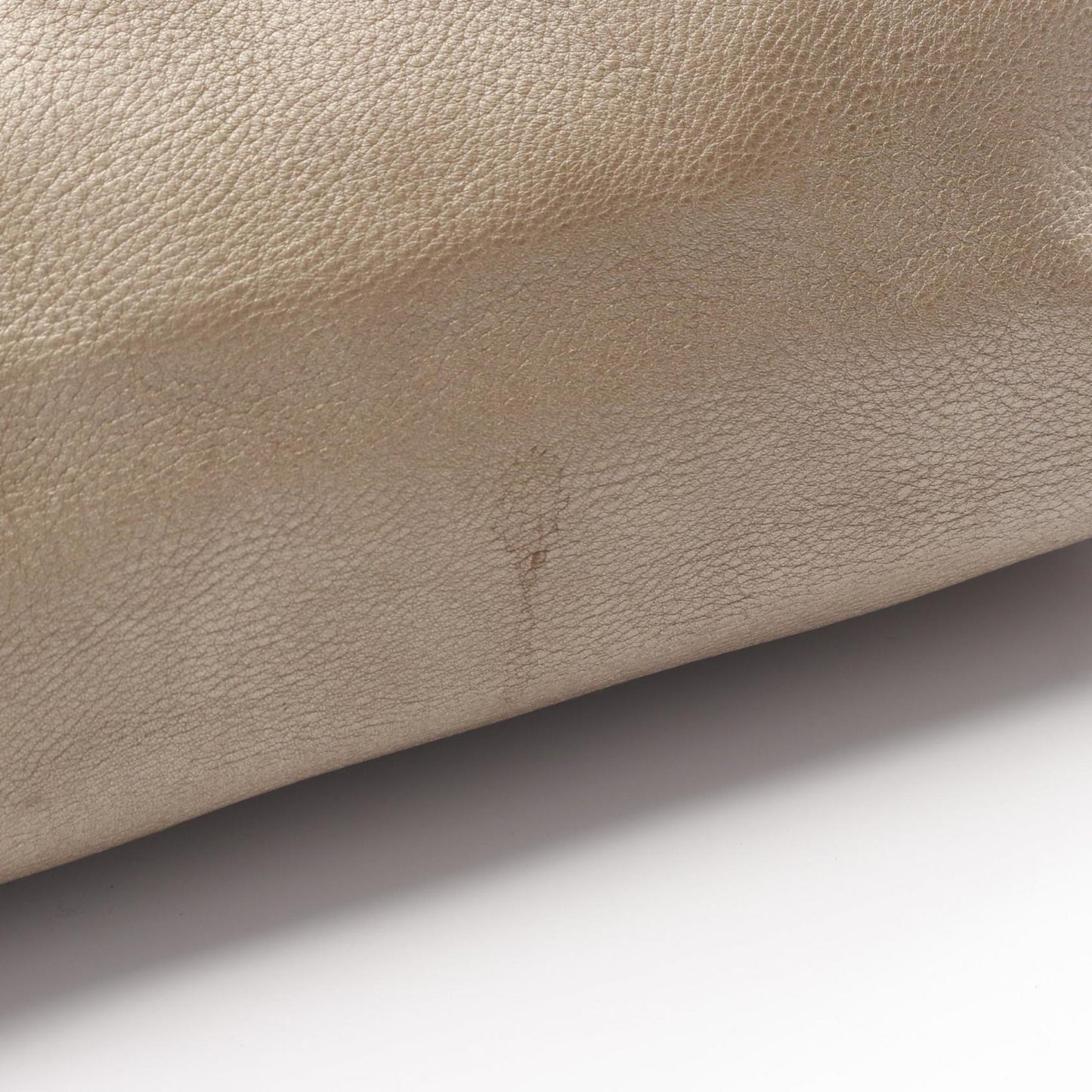 Gucci Gold Leather Tote Bag ( )