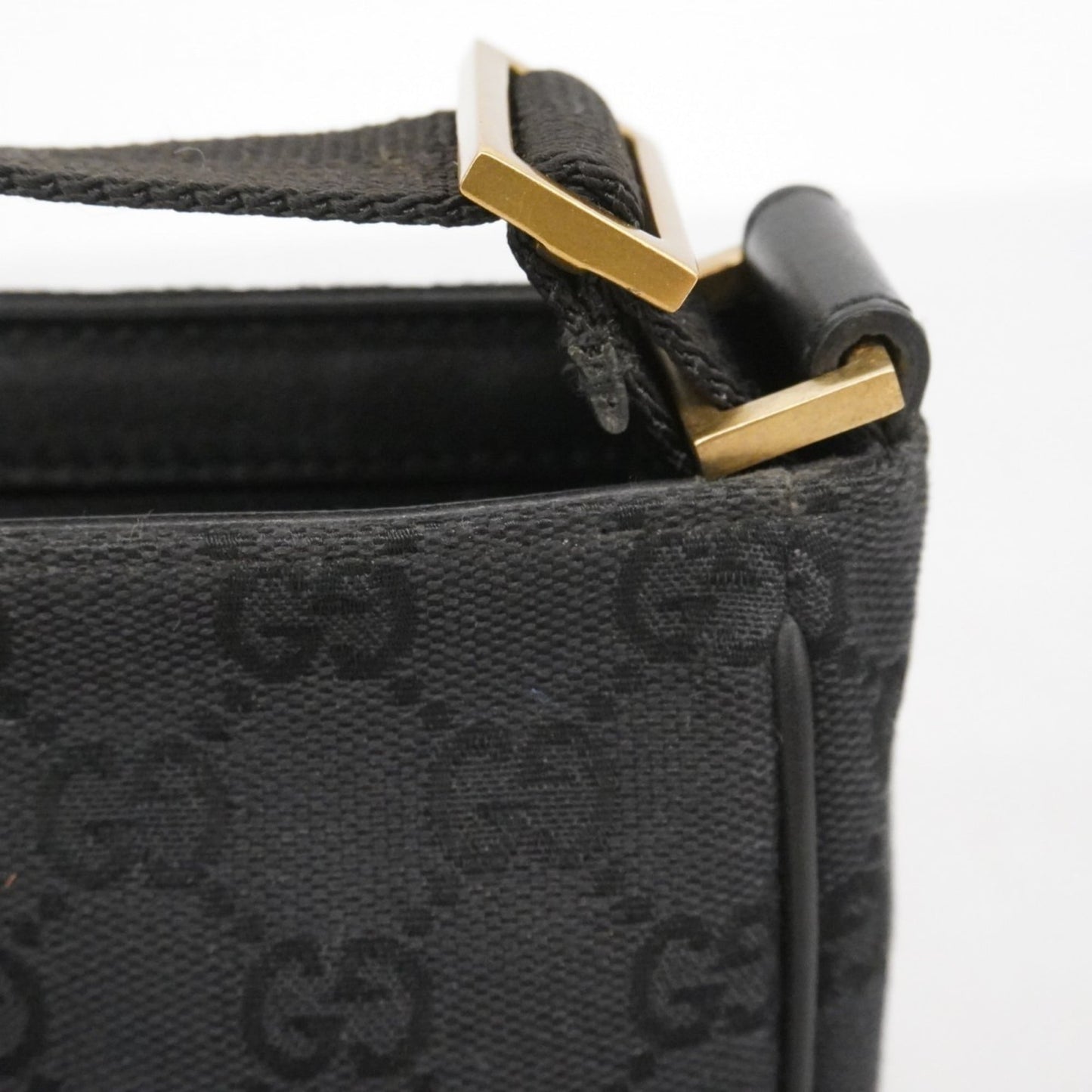 Gucci Black Canvas Pouch ( )