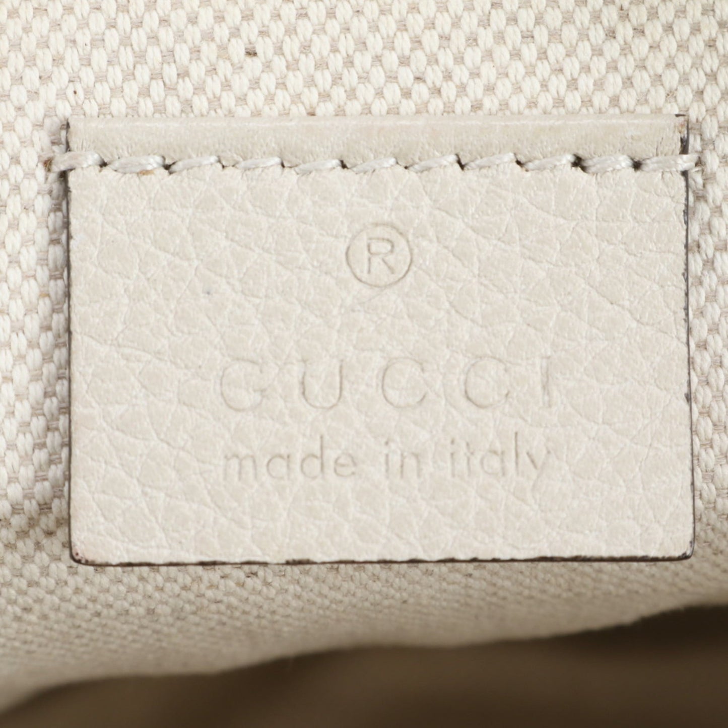 Gucci Beige Leather Pouch Sling Bag ( )