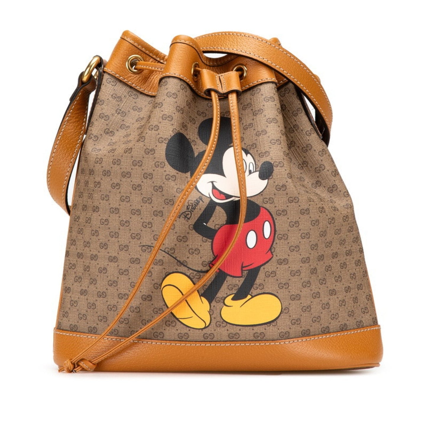 Gucci Brown Pvc Leather Shoulder Bag ( )
