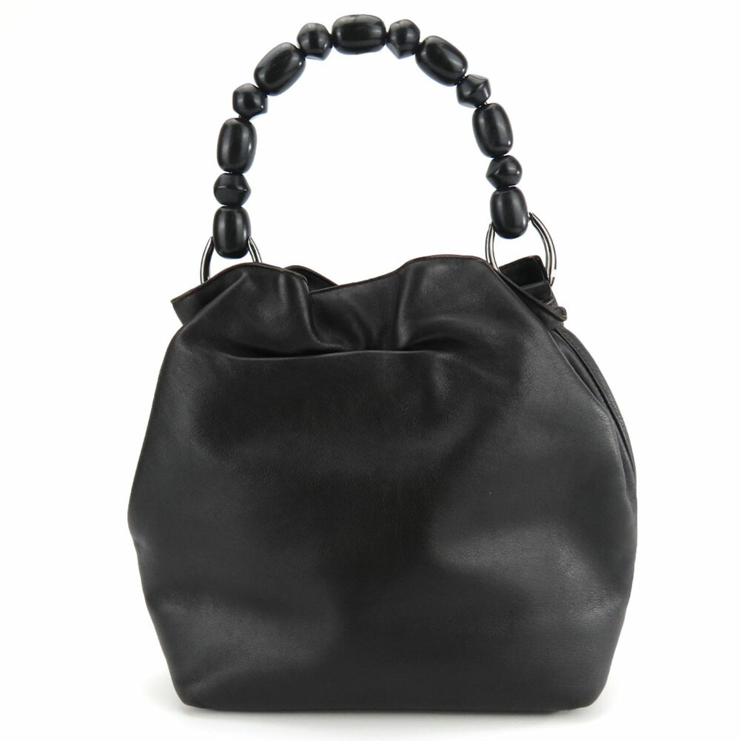 Christian Dior Dark Brown Leather Handbag ()