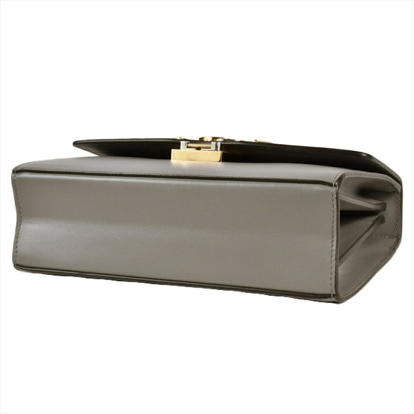 Gucci Gray Leather Shoulder Bag ( )
