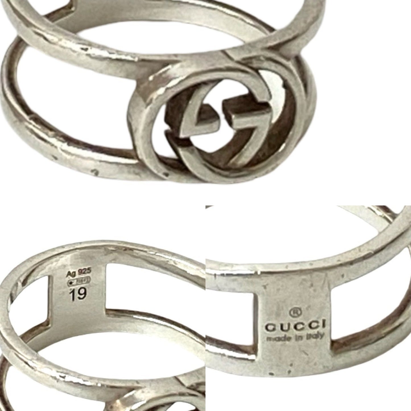 Gucci Silver Silver 925 Band Ring ( )