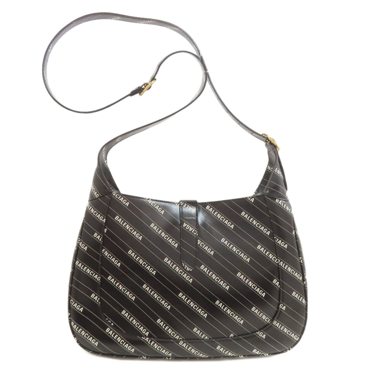 Gucci Black Leather Shoulder Bag ( )