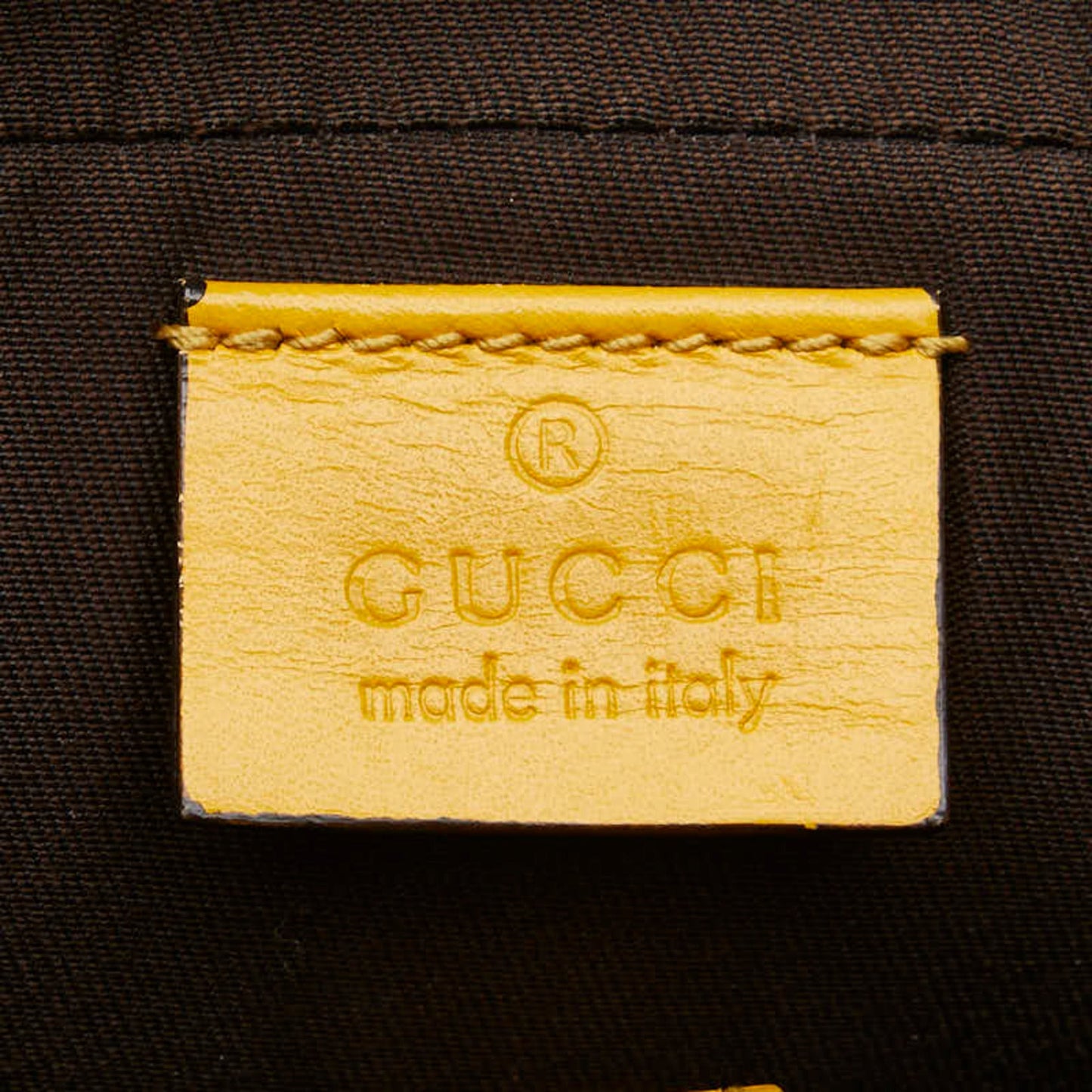 Gucci Diamante Yellow Leather Shoulder Bag ( )