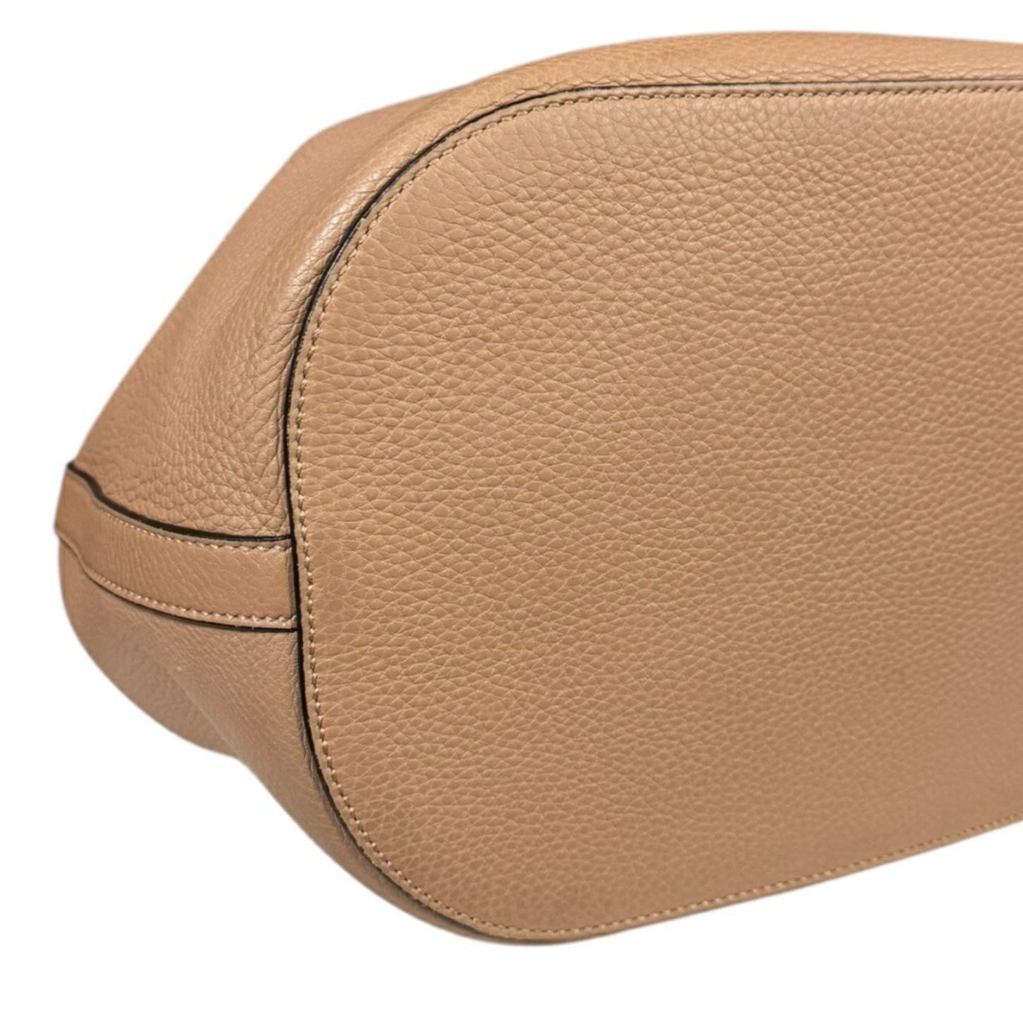 Gucci Beige Bamboo Leather Shoulder Bag ( )