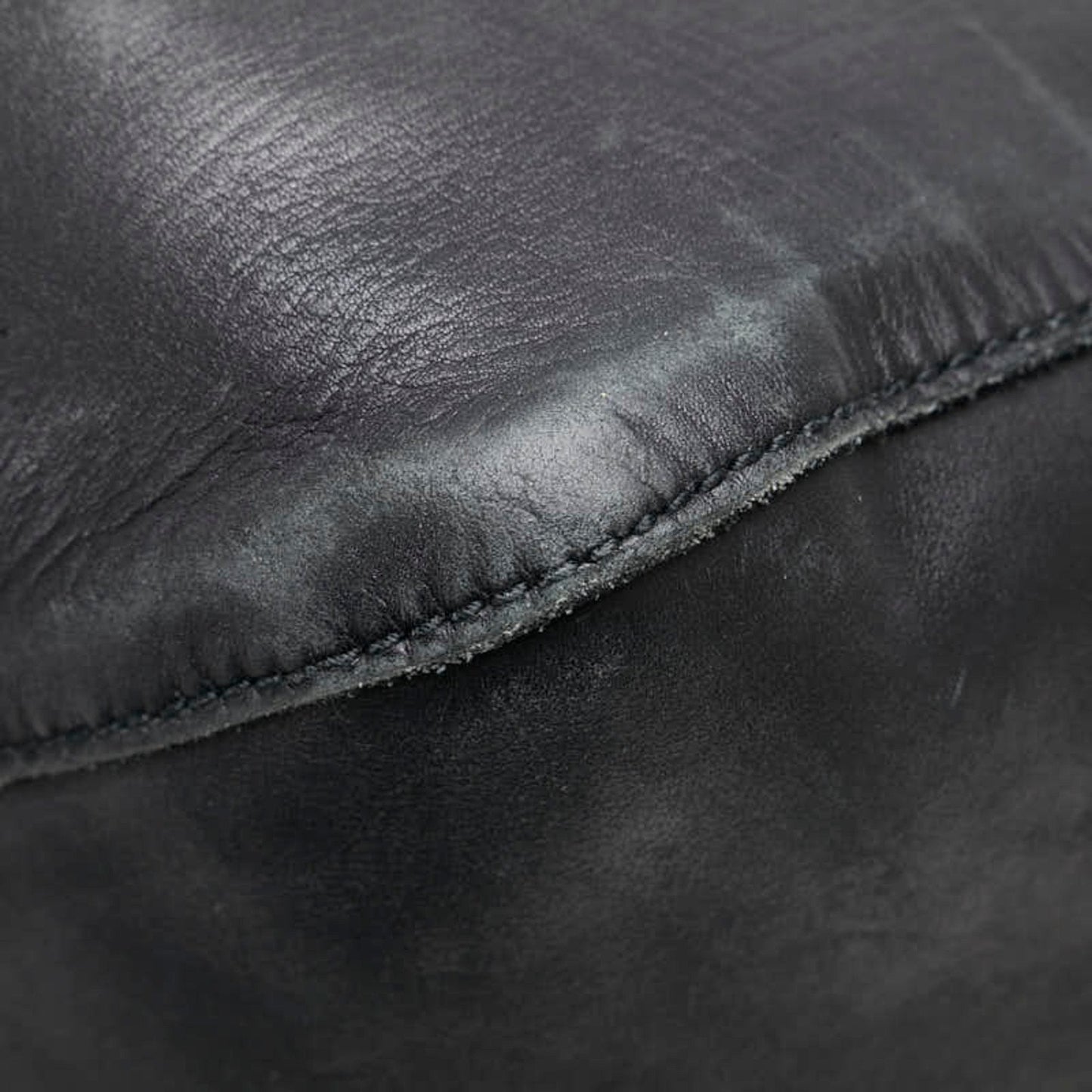 Gucci Black Leather Handbag Tote Bag ( )